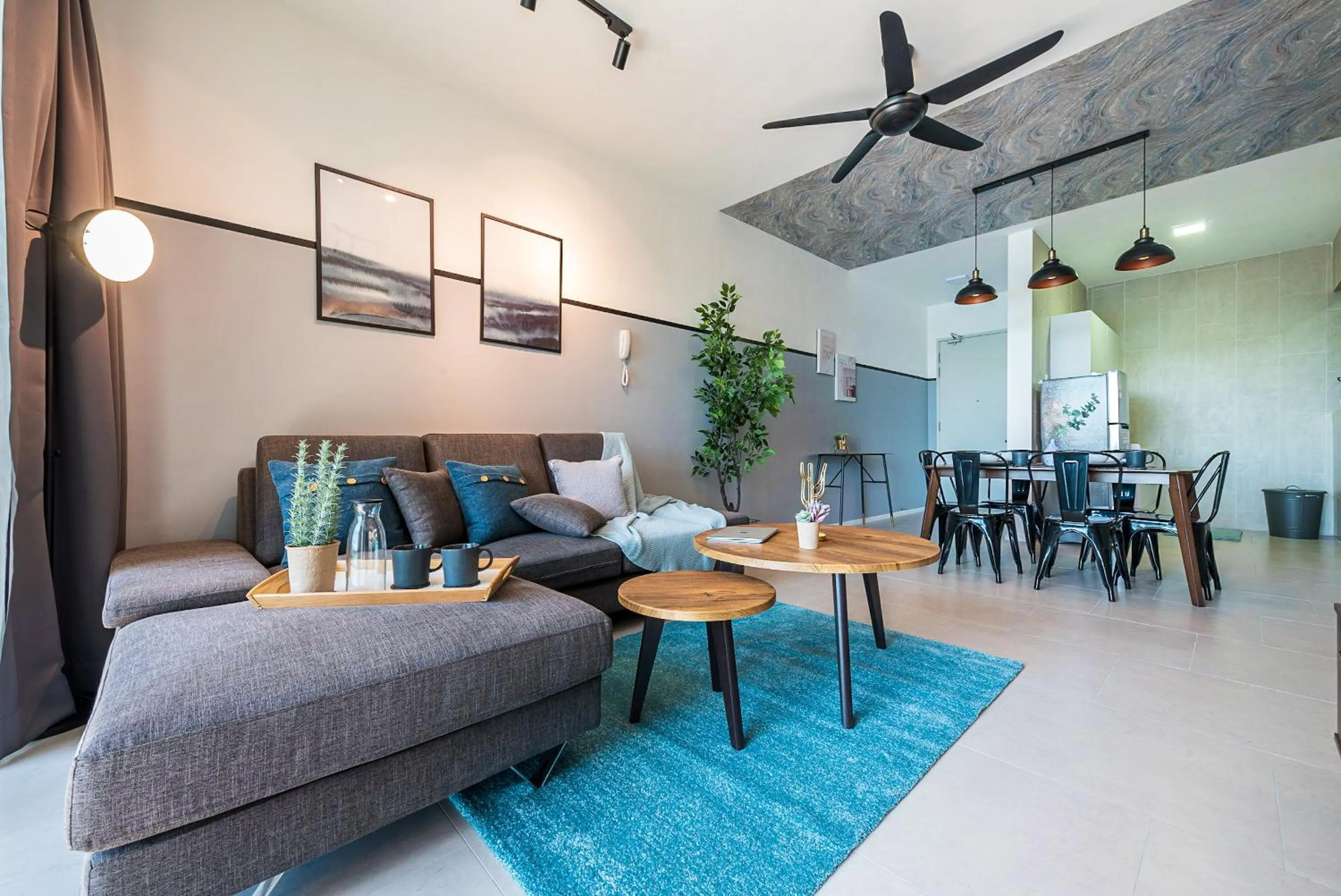 Living room in Time To Relax v 3BR Geo Bukit Rimau,Shah Alam by Verano