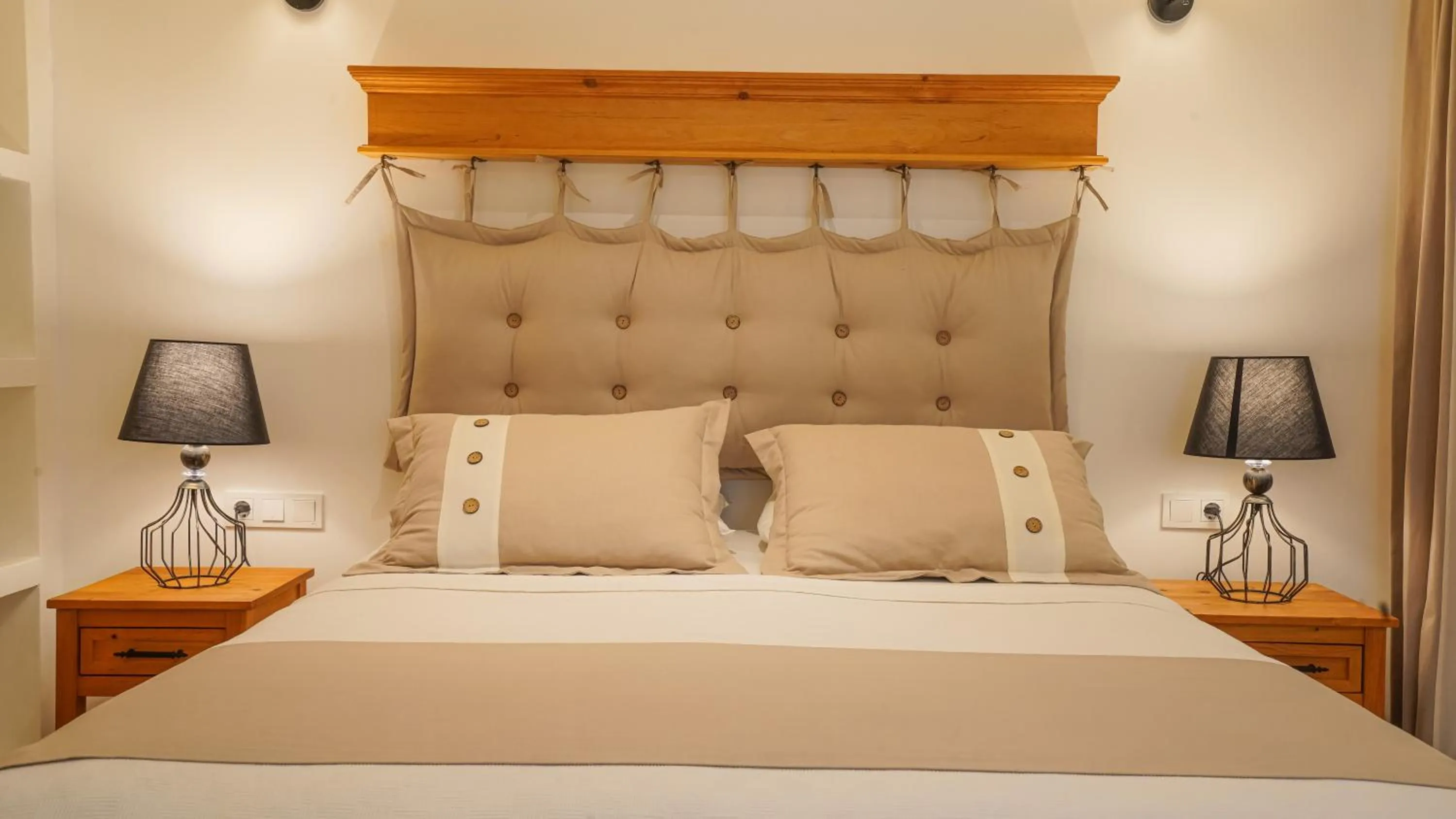 Bed in Datça Dirik Surf Beach Hotel