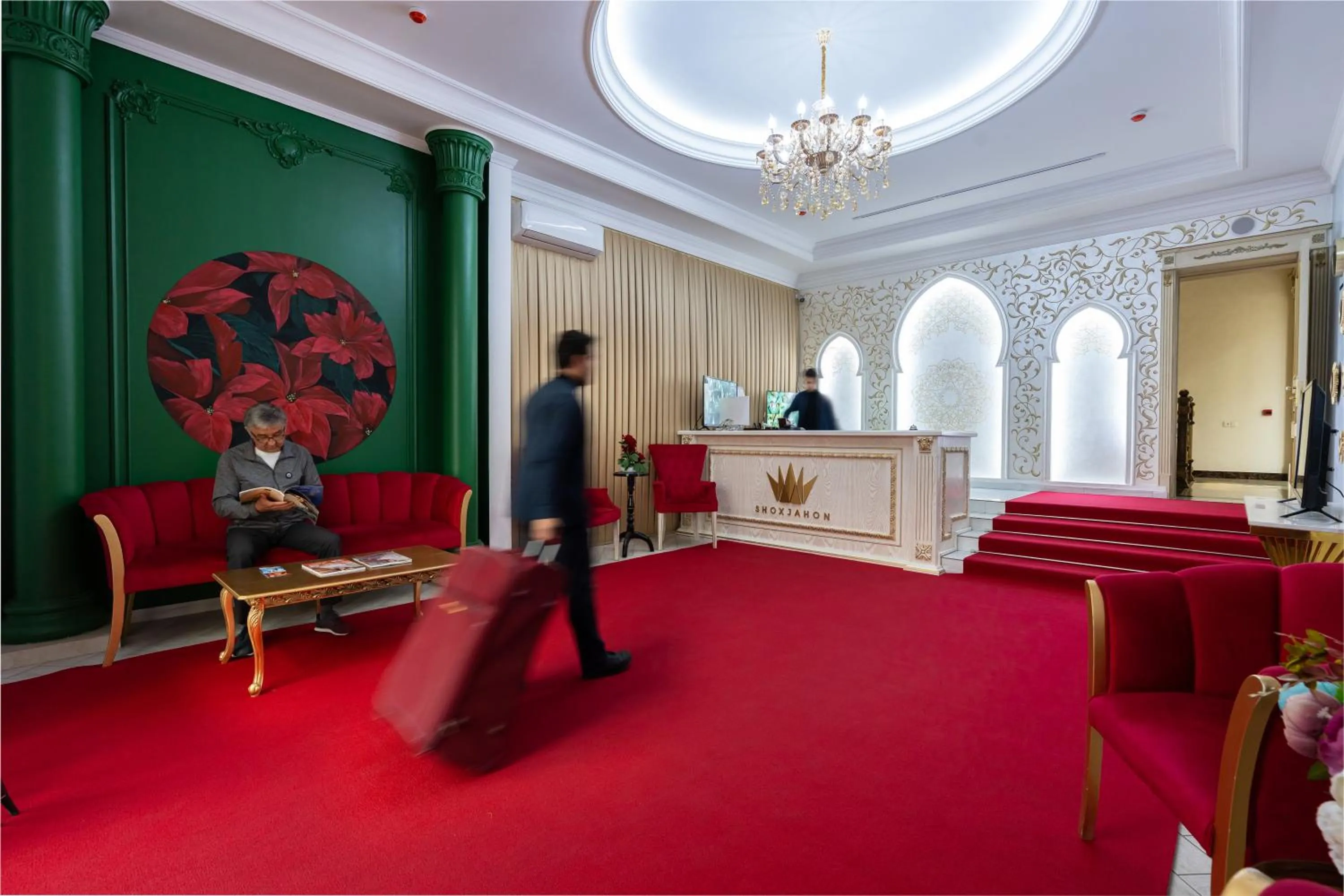 Lobby or reception in Shoxjahon Hotel - 600 Mbps Internet