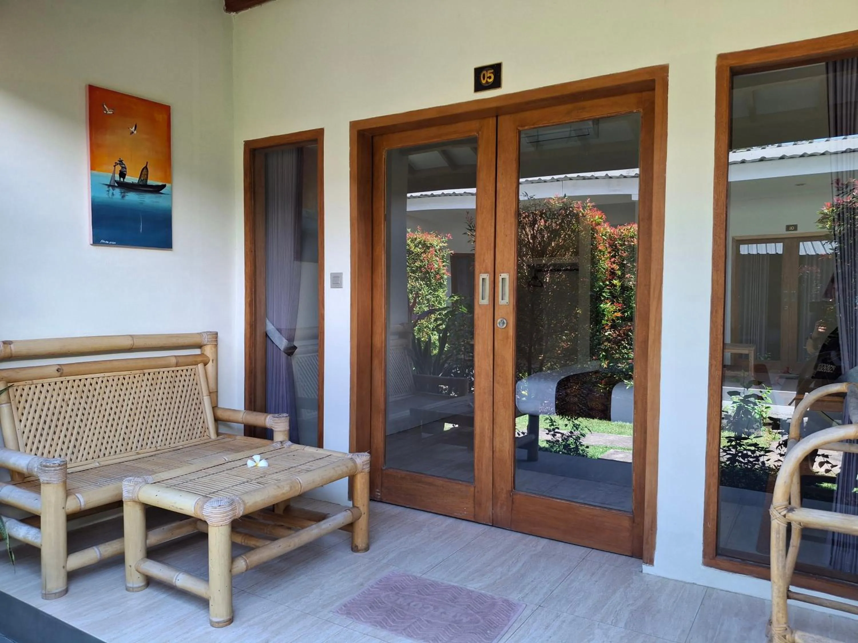 Facade/entrance in Sammy Cottage Senggigi