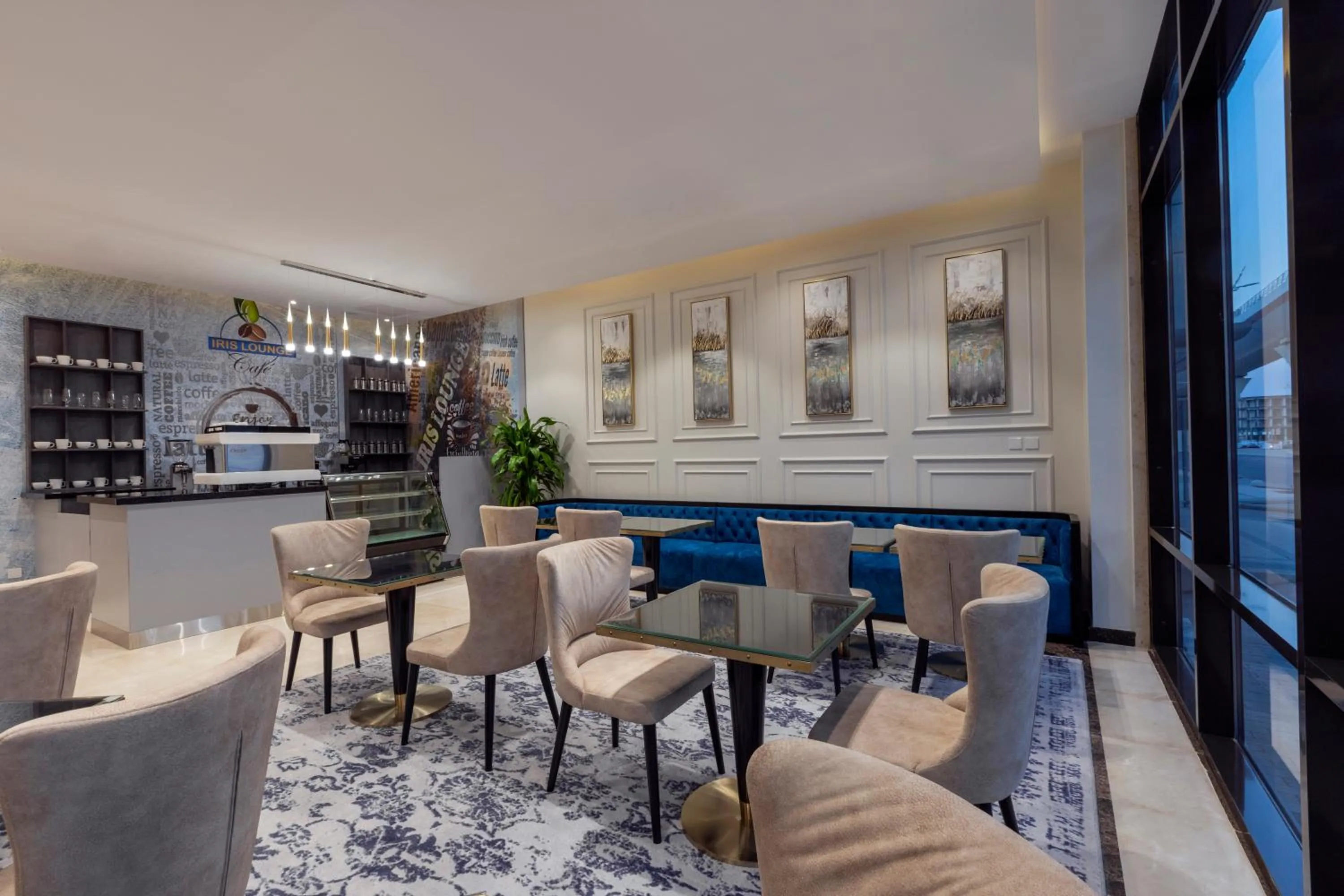 Seating area in Iris Boutique Granada