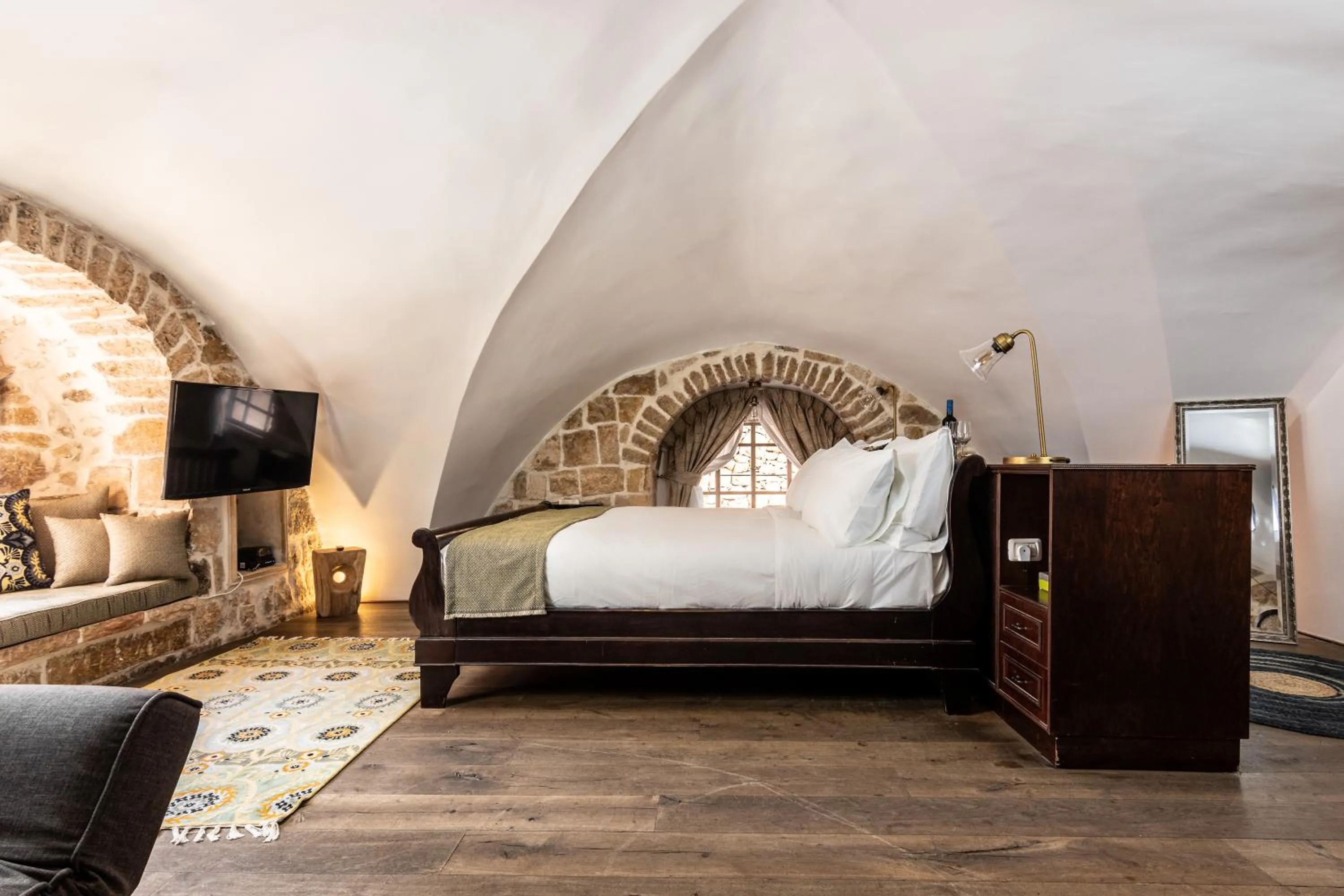 Bed in Flora Valley Boutique Hotel