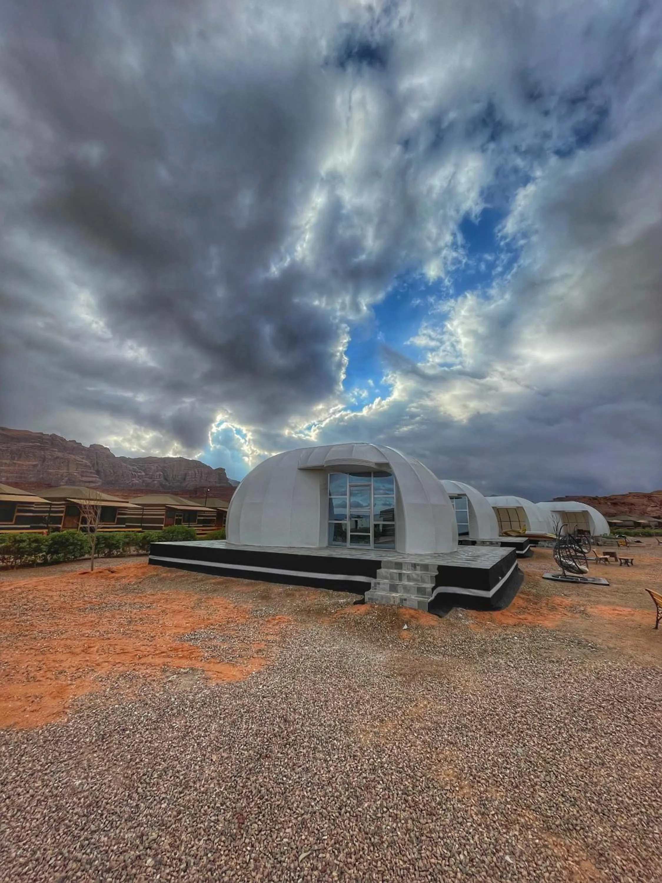 Balcony/Terrace in Rum Oasis Luxury Camp