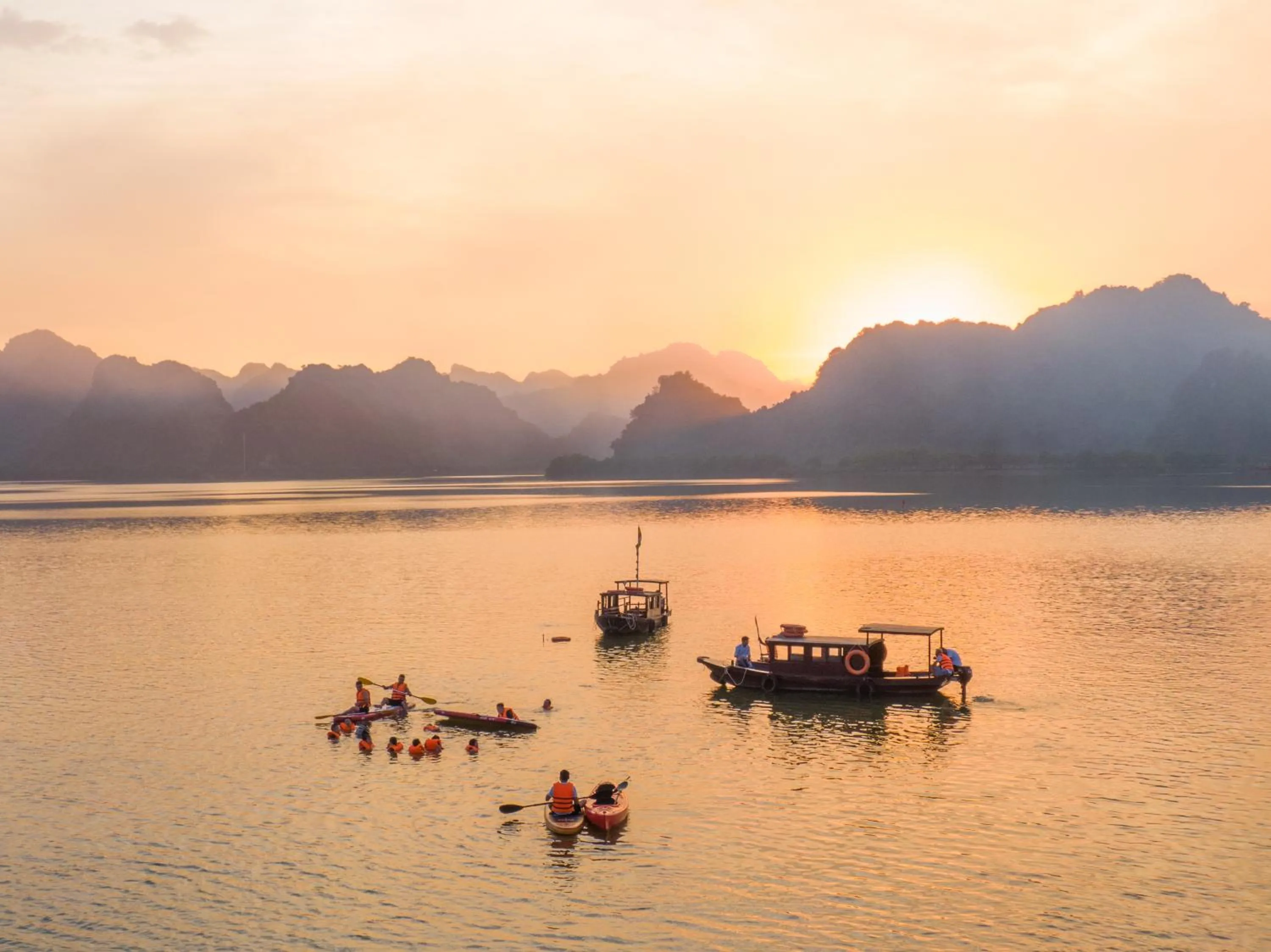 Lake view in Tam Chuc Complex