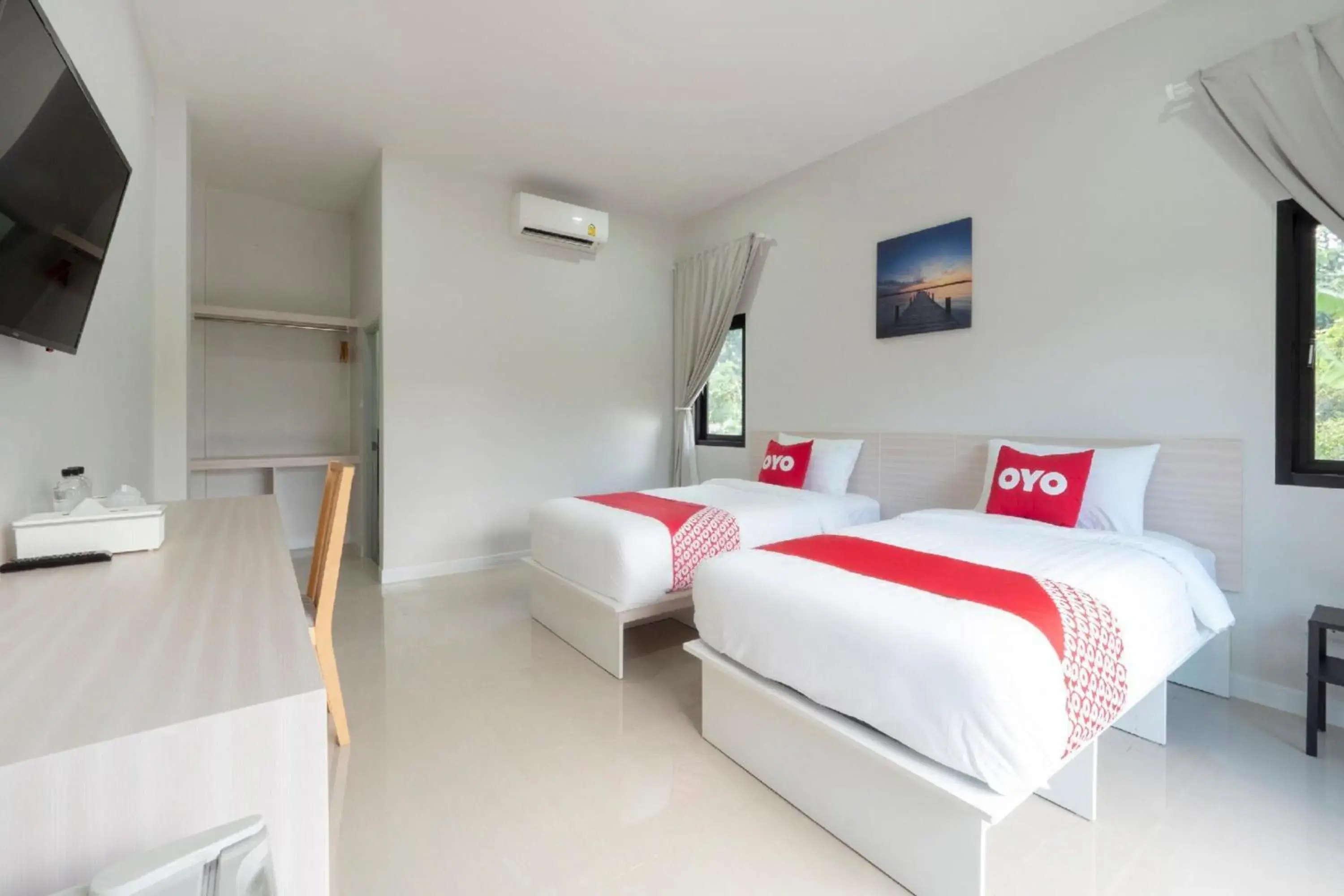 TV and multimedia, Bed in Capital O 75378 Thawapee Resort TV and multimedia, Bed in Capital O 75378 Thawapee Resort