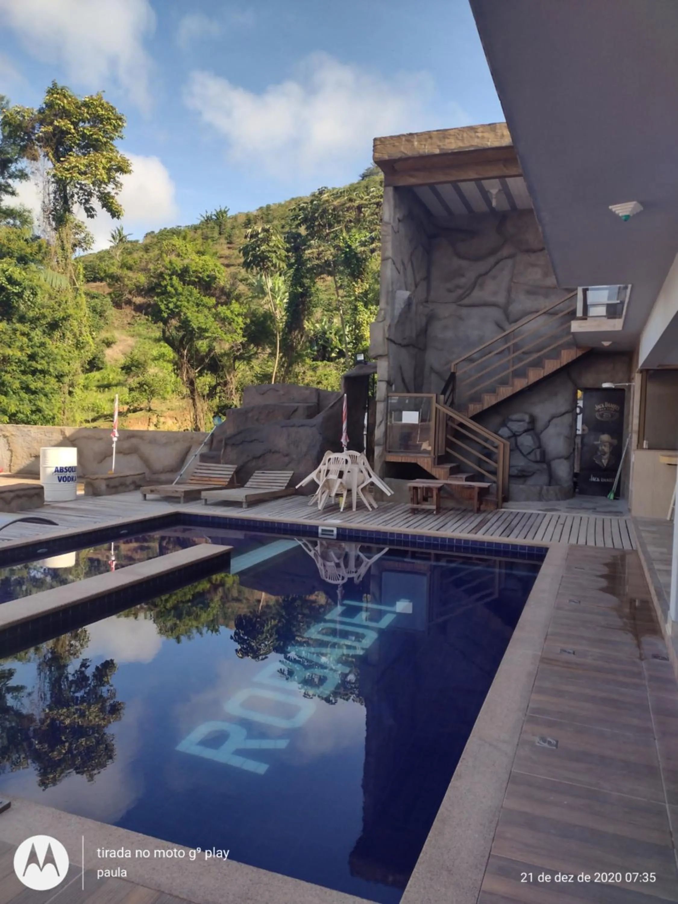 Swimming pool in Recanto Serra Monte