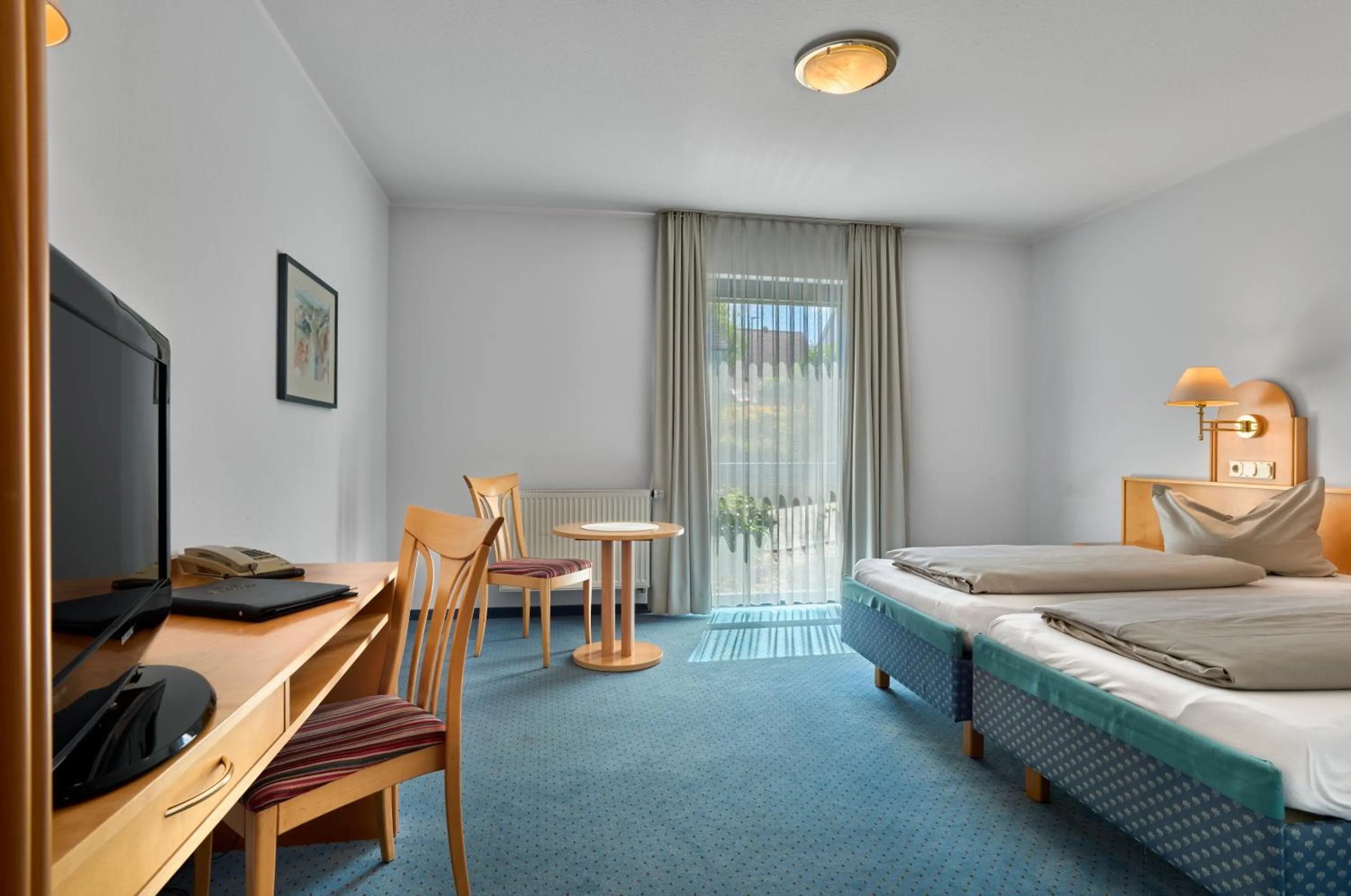 Bed in Landhotel Seerose