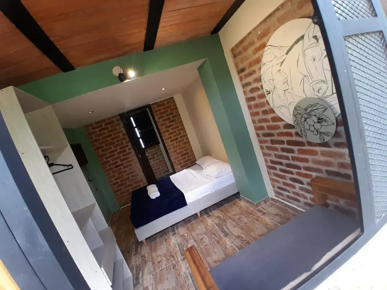 Quadruple Room with Private Bathroom in Finca Hotel el Diamante Quadruple Room with Private Bathroom in Finca Hotel el Diamante