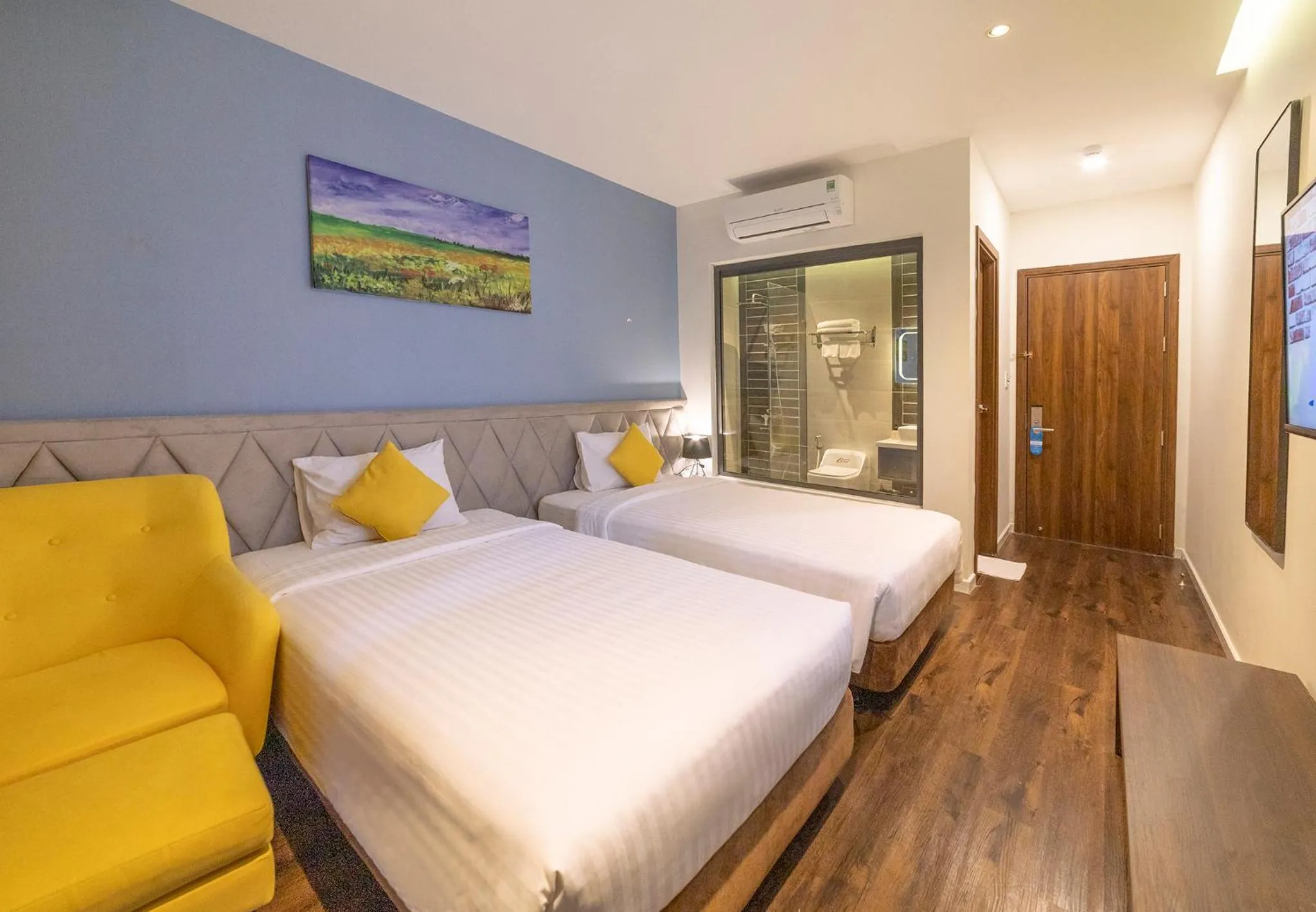 Bed in Stillus Boutique Hotel Dalat