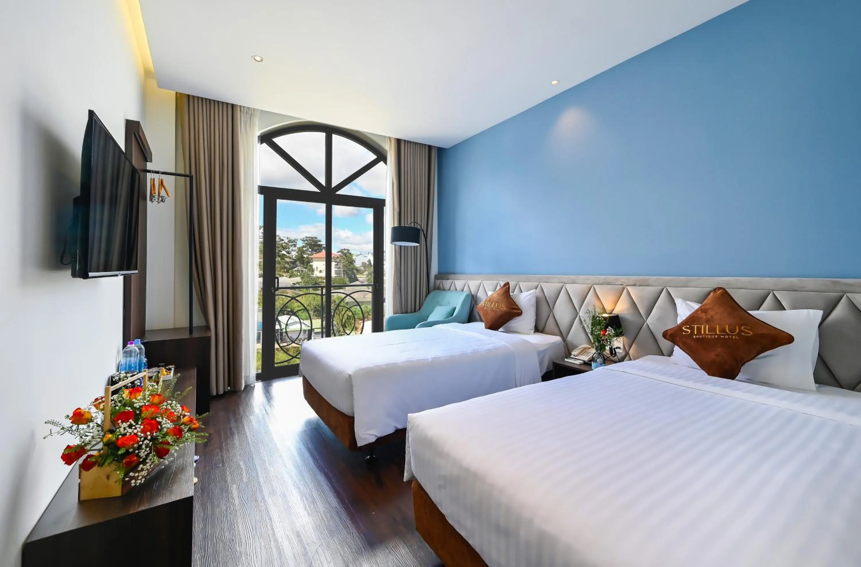 Photo of the whole room, Bed in Stillus Boutique Hotel Dalat