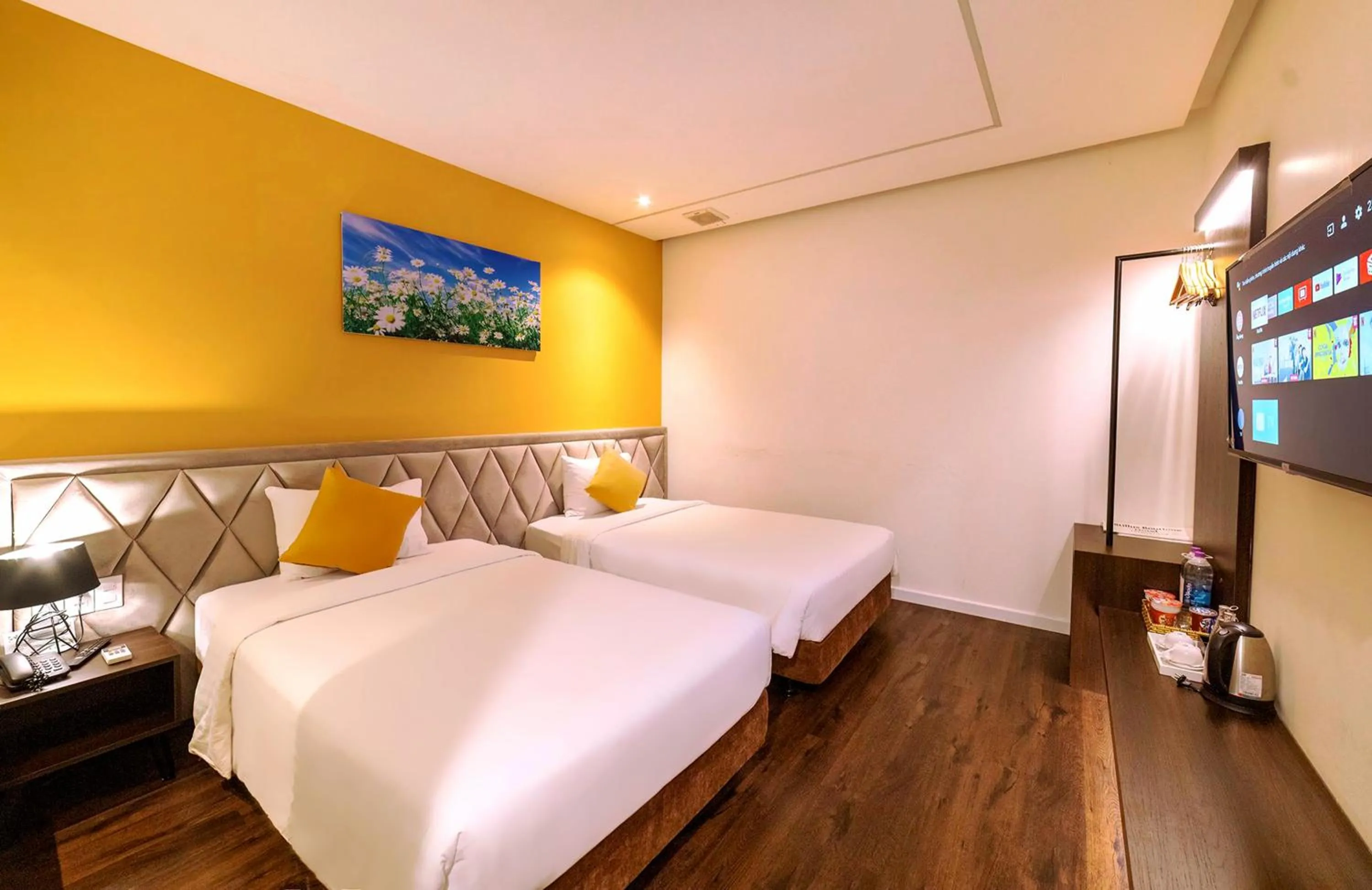 TV and multimedia, Bed in Stillus Boutique Hotel Dalat