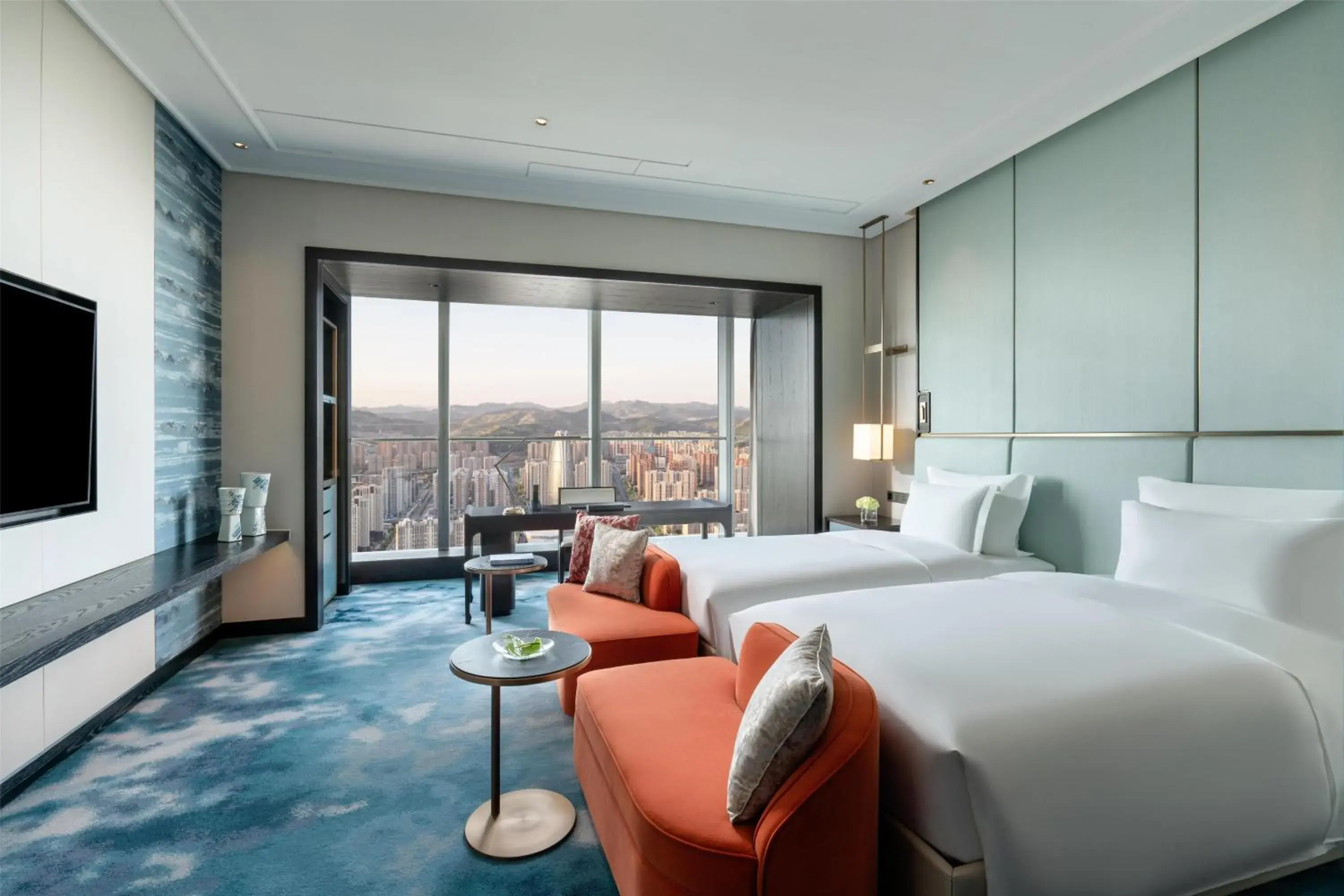 Bedroom, Bed in Kempinski Hotel Jinan Bedroom, Bed in Kempinski Hotel Jinan