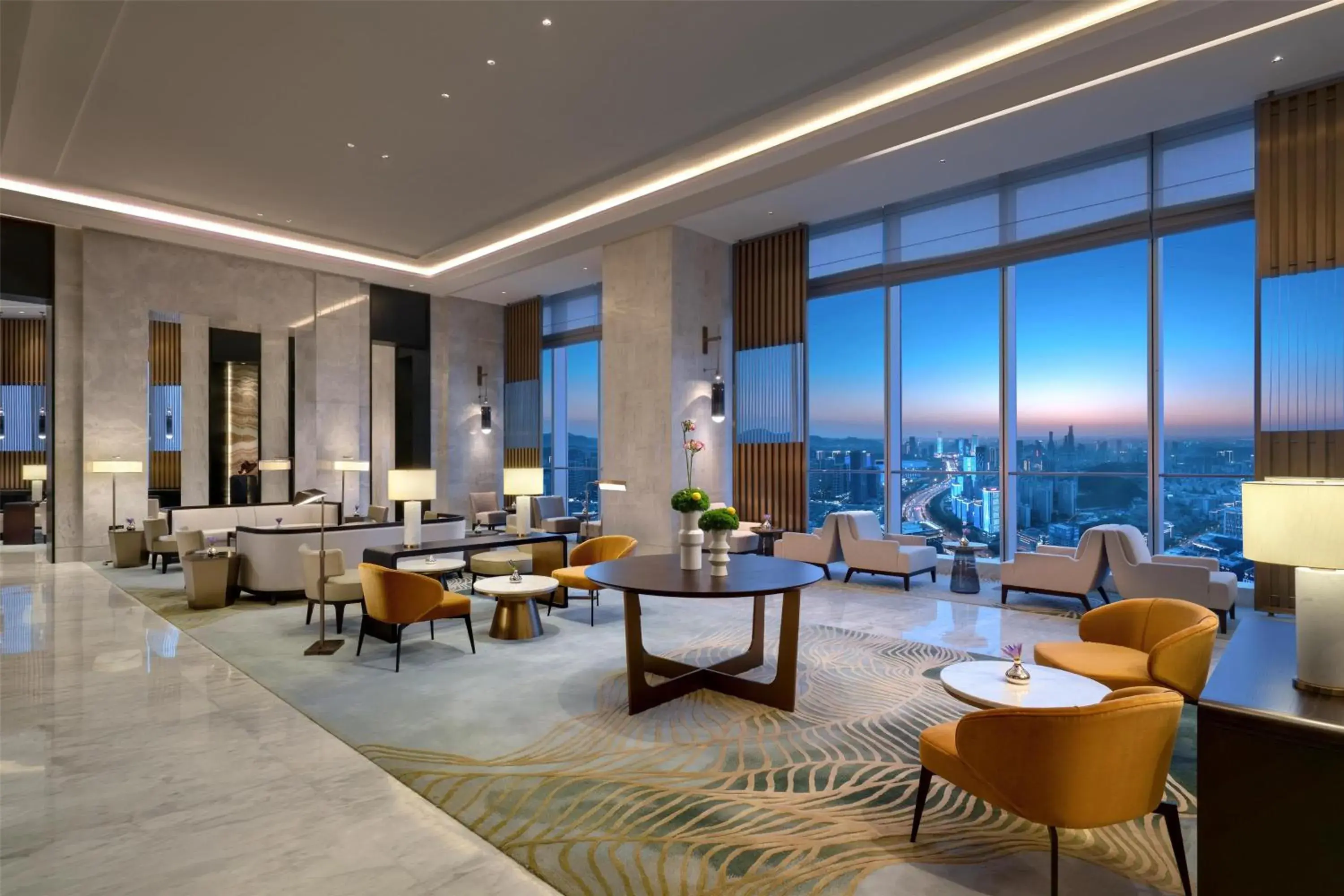 Lobby or reception in Kempinski Hotel Jinan Lobby or reception in Kempinski Hotel Jinan