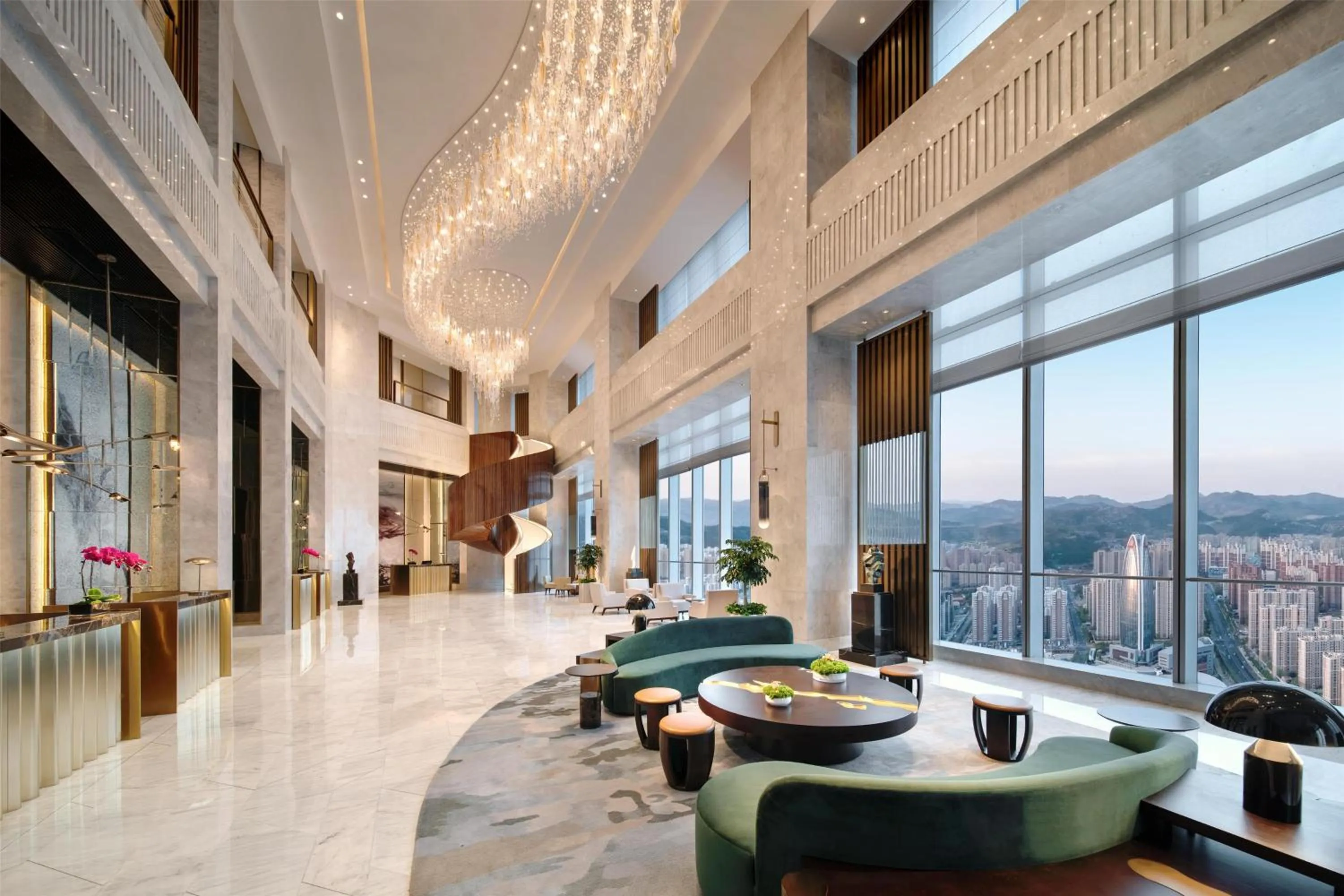 Lobby or reception in Kempinski Hotel Jinan
