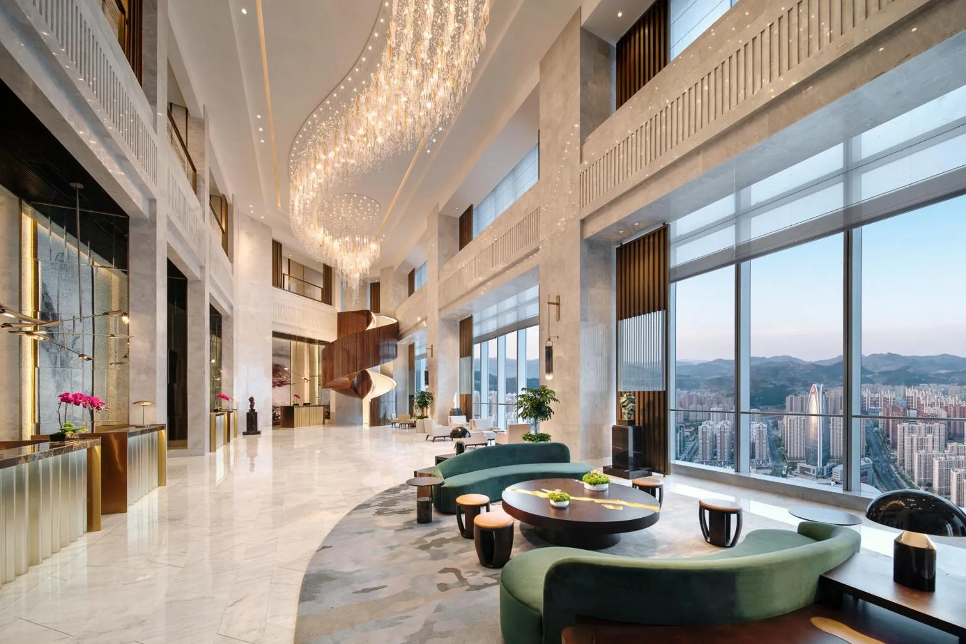 Lobby or reception in Kempinski Hotel Jinan