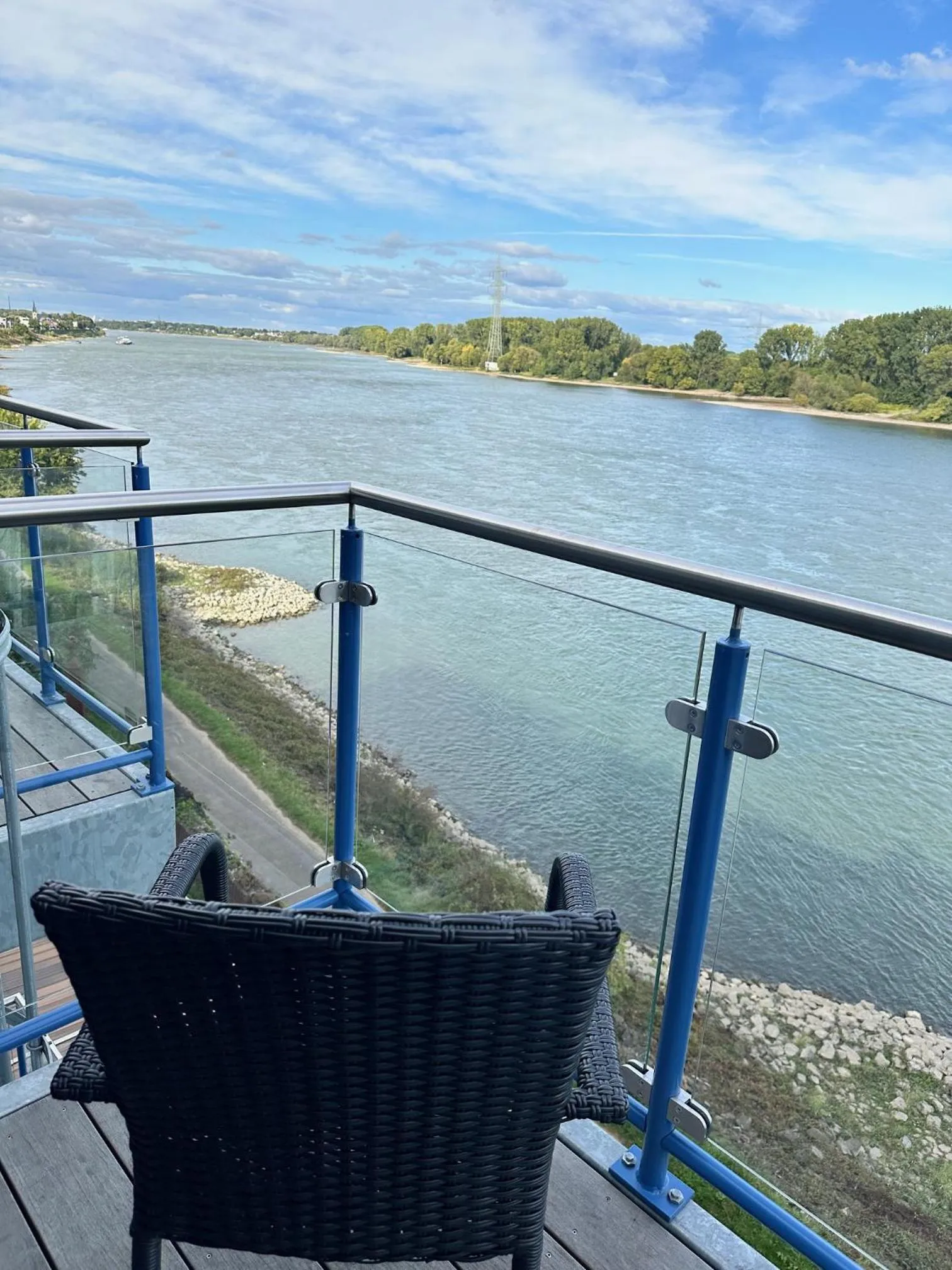 View (from property/room) in Rheinterrassen Hotel Café Restaurant