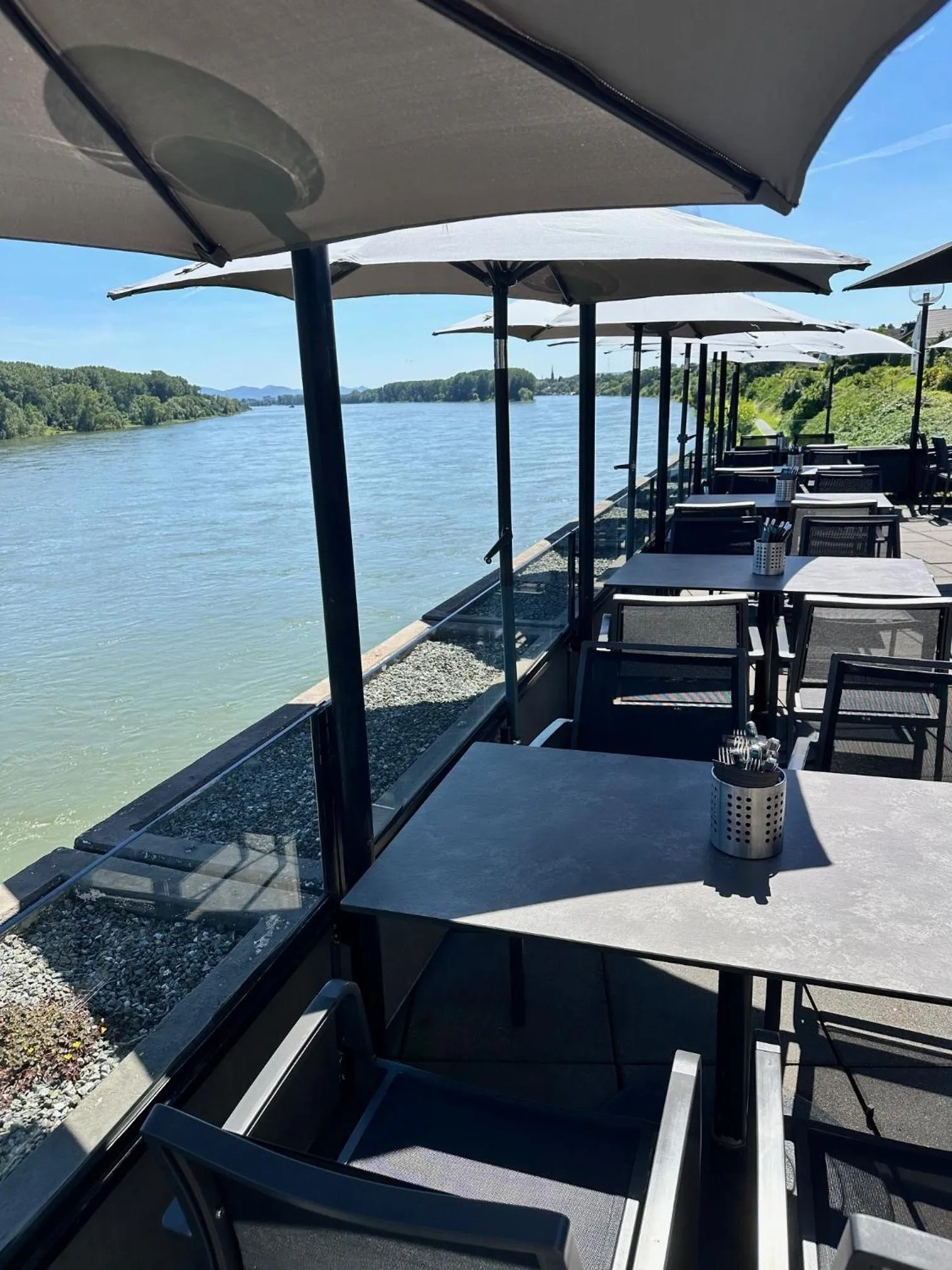 Restaurant/places to eat in Rheinterrassen Hotel Café Restaurant