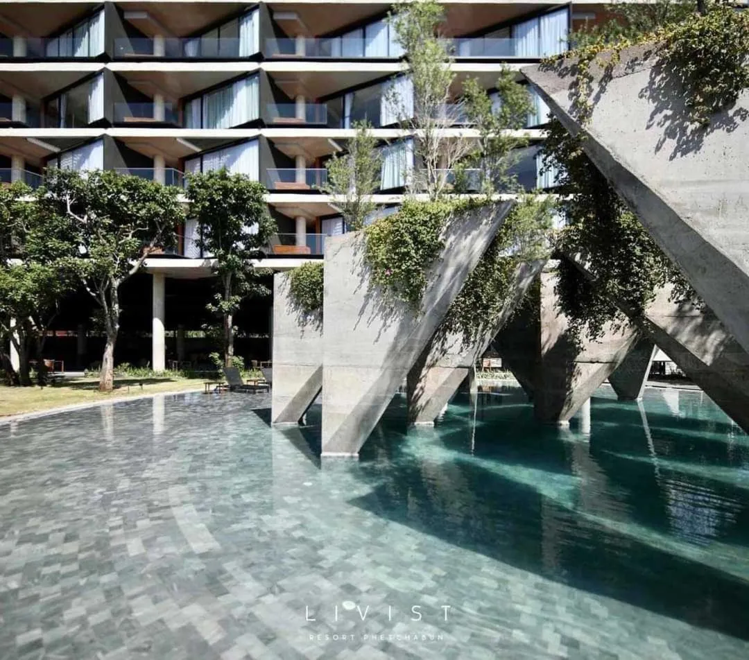 Swimming pool in Livist Resort phetchabun