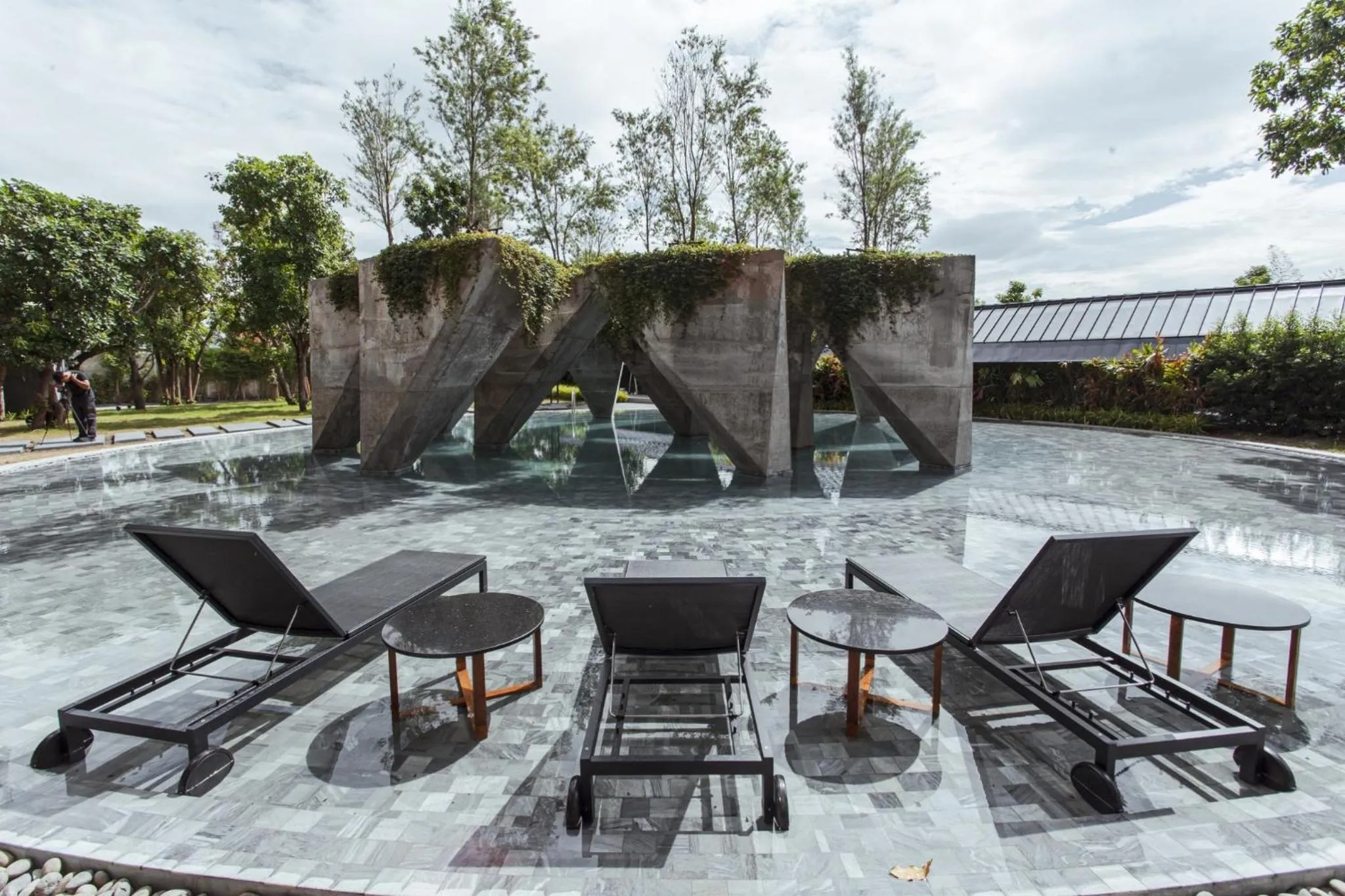 Swimming pool in Livist Resort phetchabun