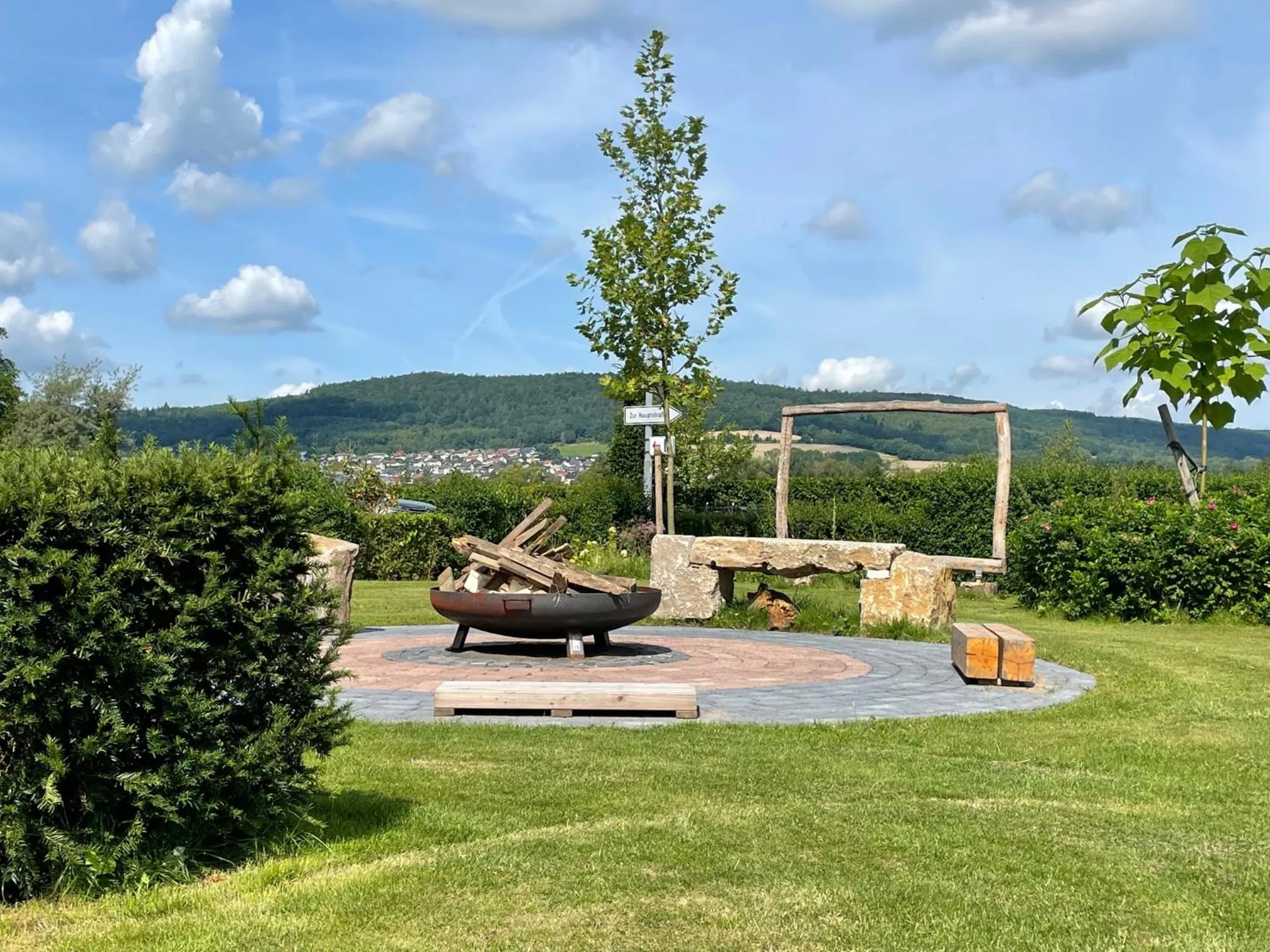 Garden in Landgasthof 'Zur Quelle'