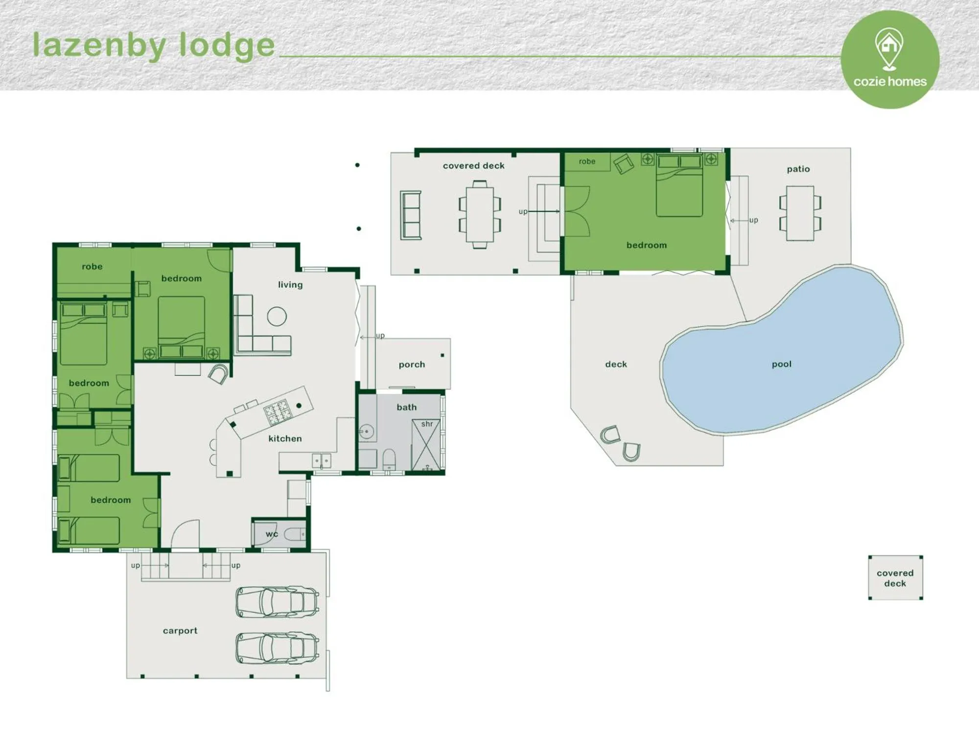 Floor plan in Lazenby Lodge