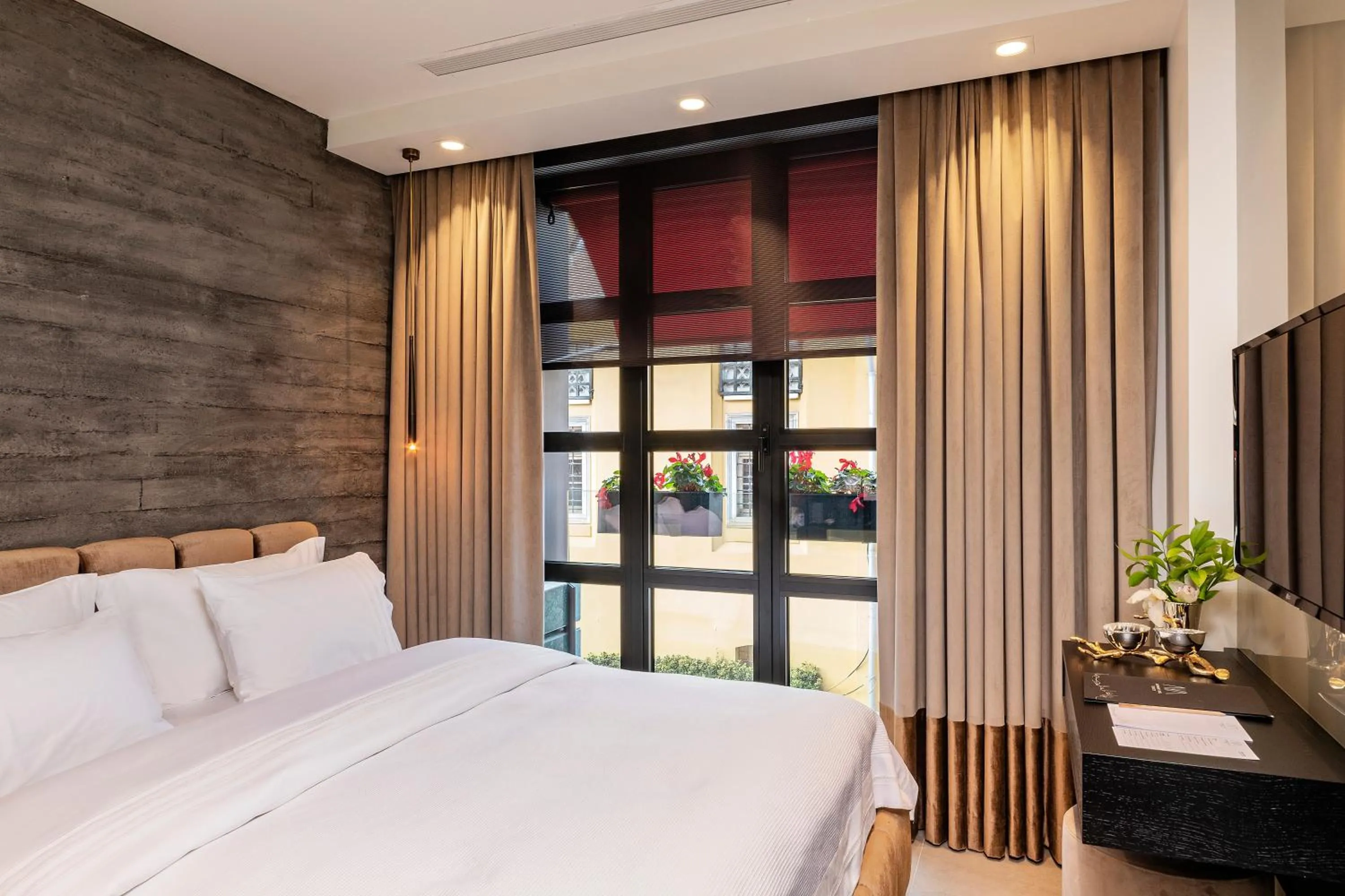 Bed in Aya Sultanahmet Hotel