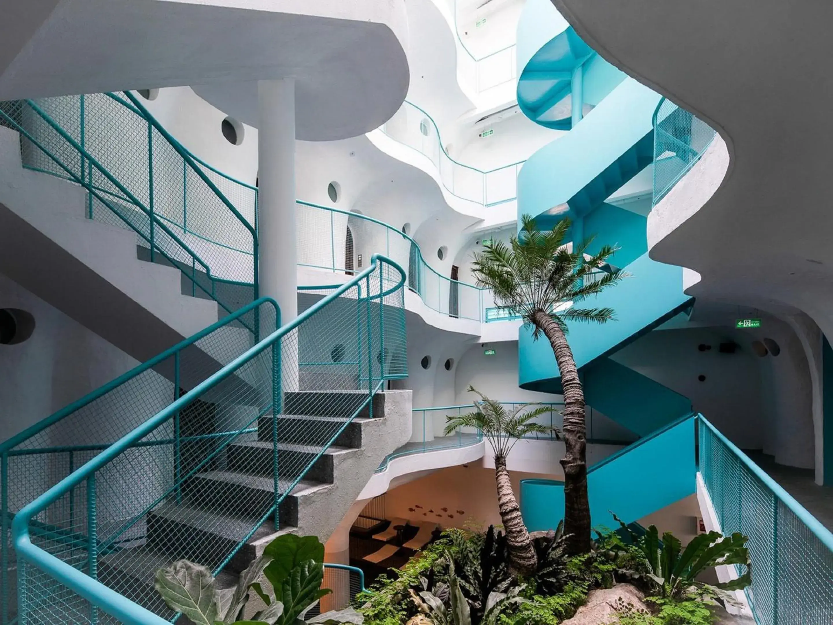 Property building in Hotel Le Bouton Property building in Hotel Le Bouton