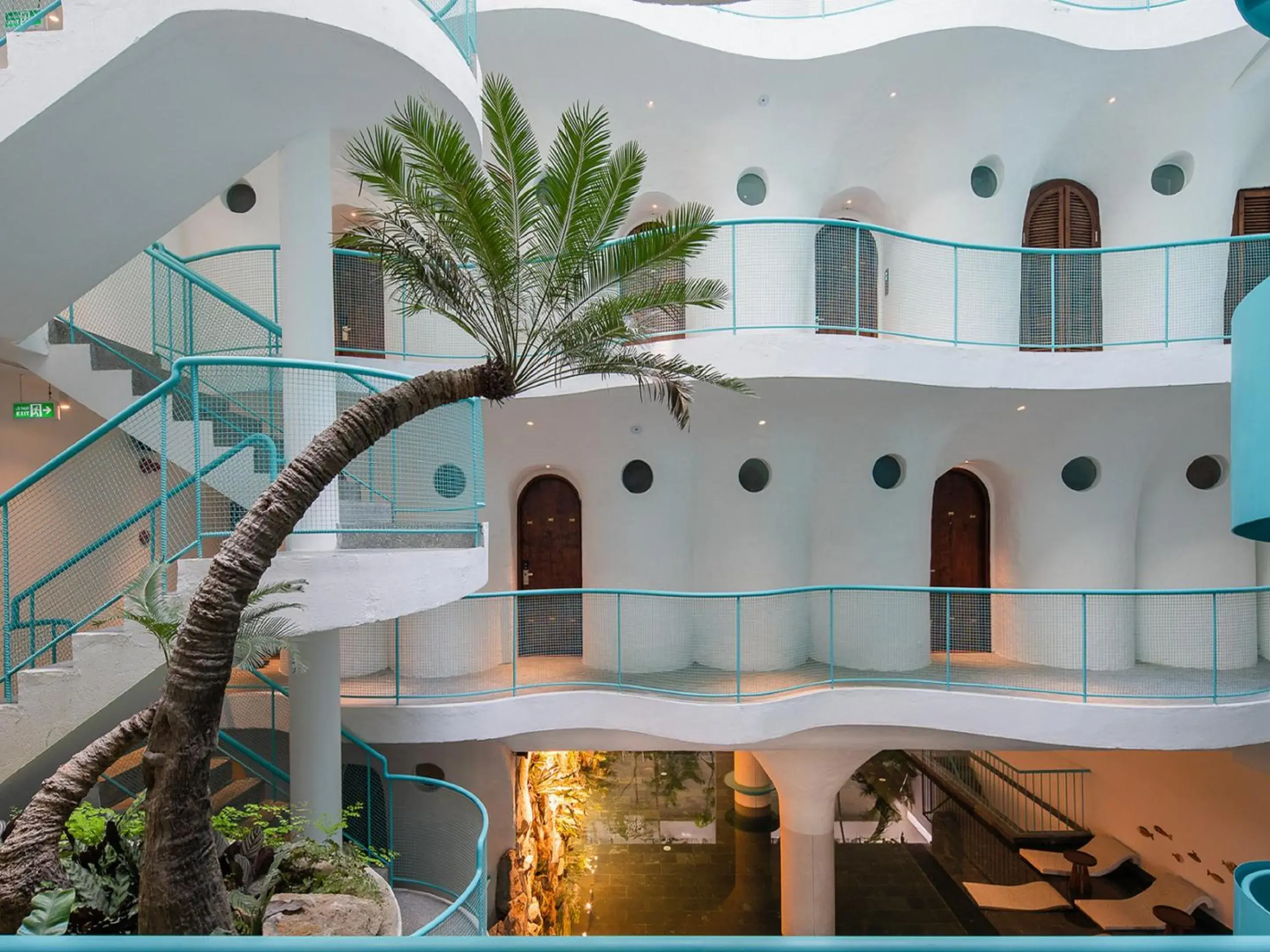 Property building in Hotel Le Bouton Property building in Hotel Le Bouton