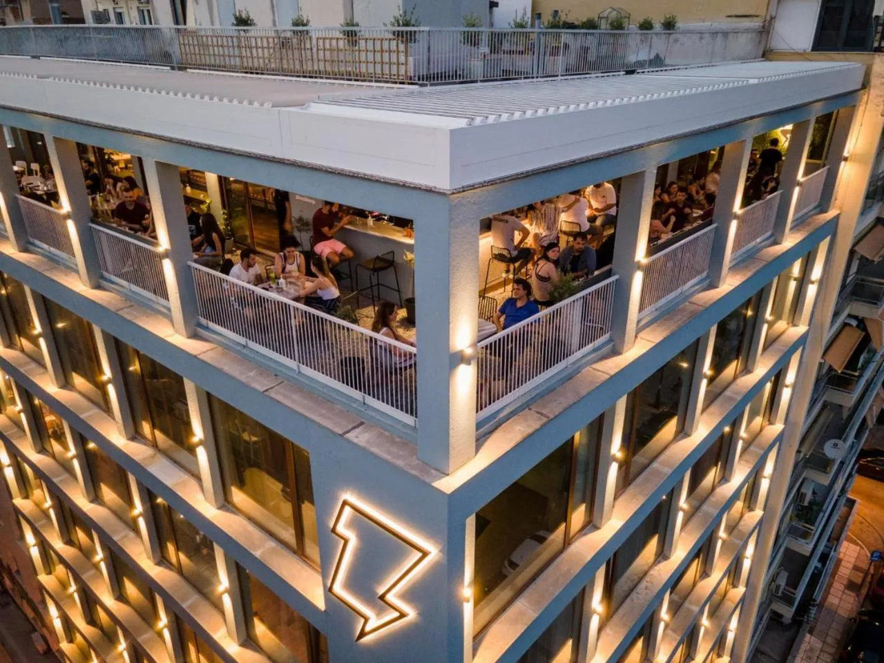 Property building in Zeus is Loose Hostel