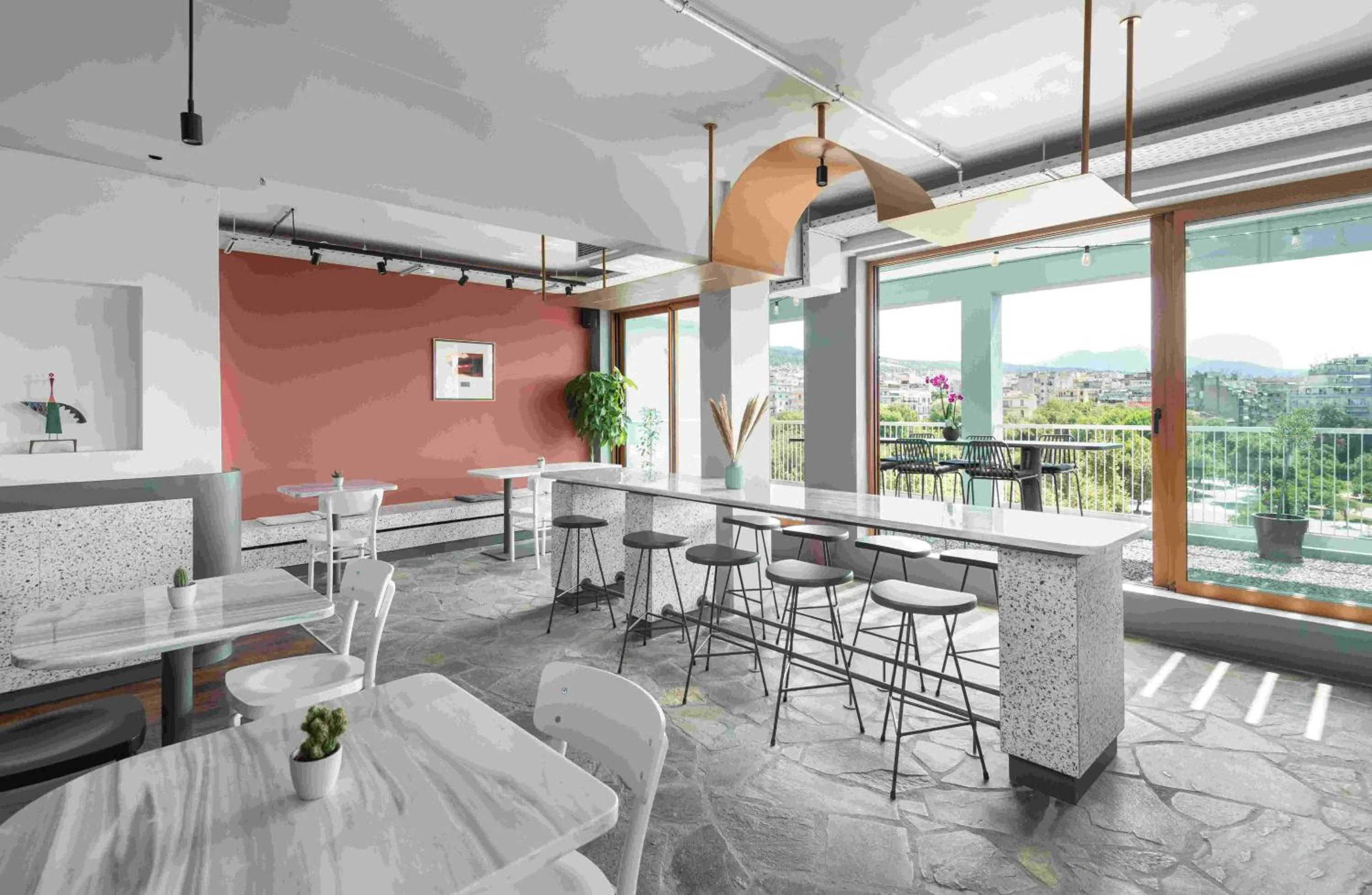 Lounge or bar in Zeus is Loose Hostel