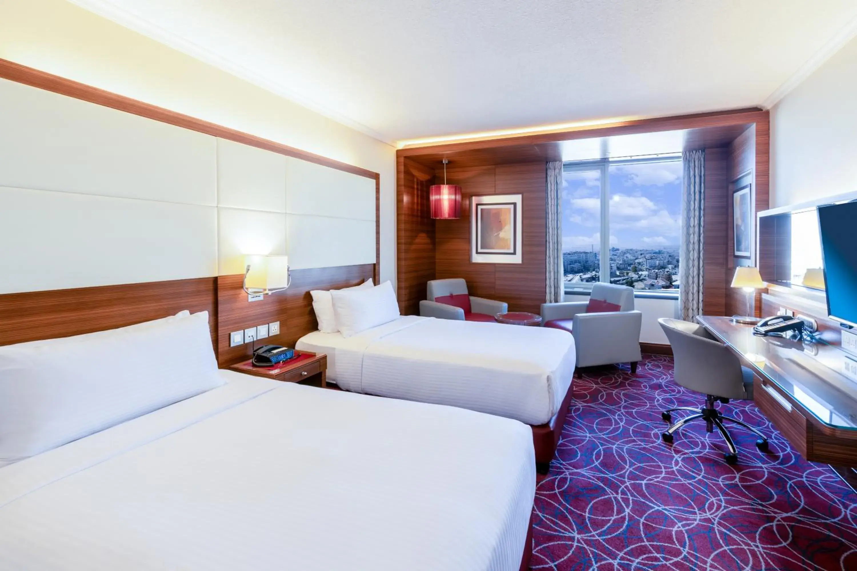 Bedroom, Bed in Crowne Plaza Amman by IHG Bedroom, Bed in Crowne Plaza Amman by IHG