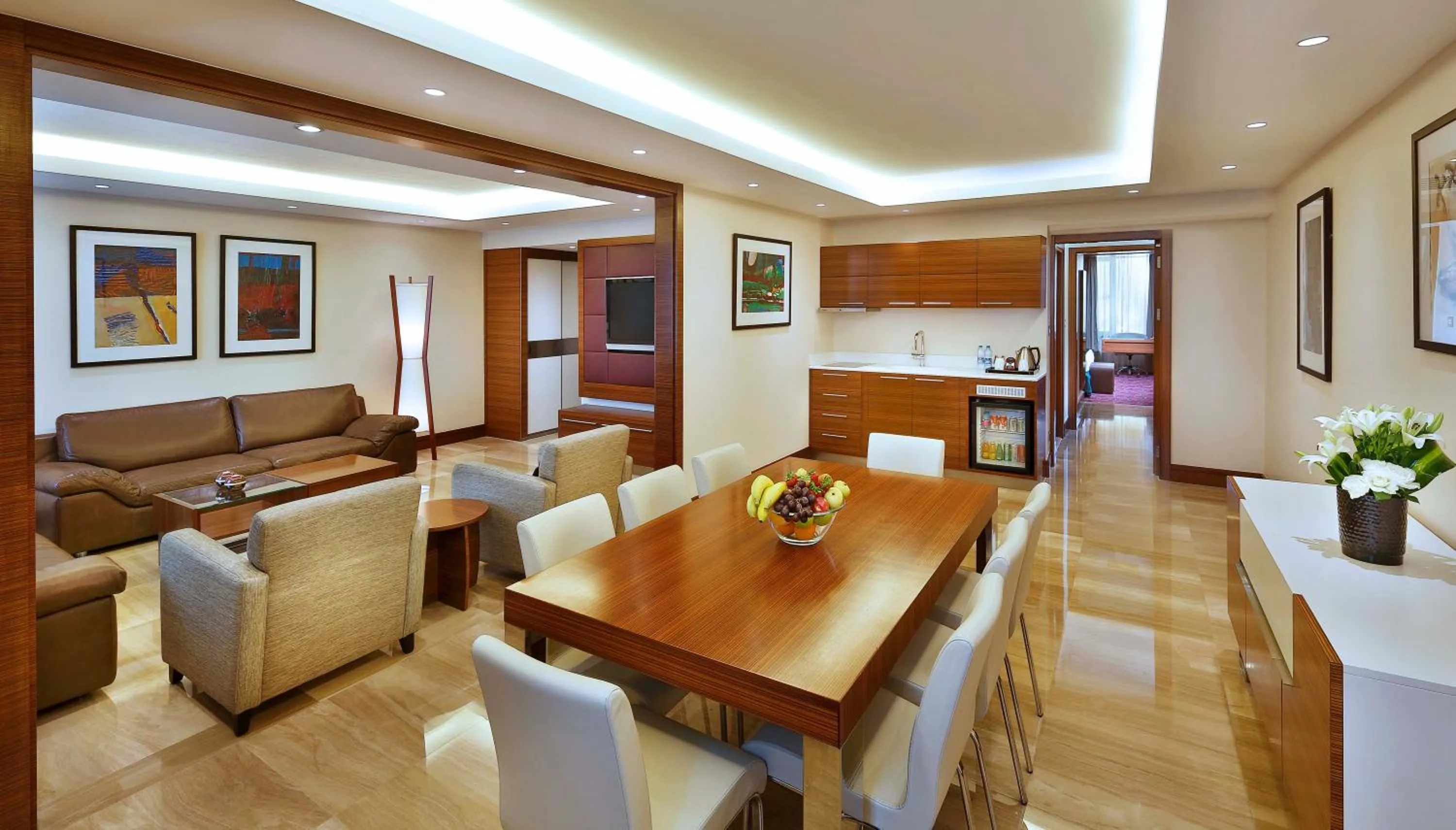 Dining area in Crowne Plaza Amman by IHG