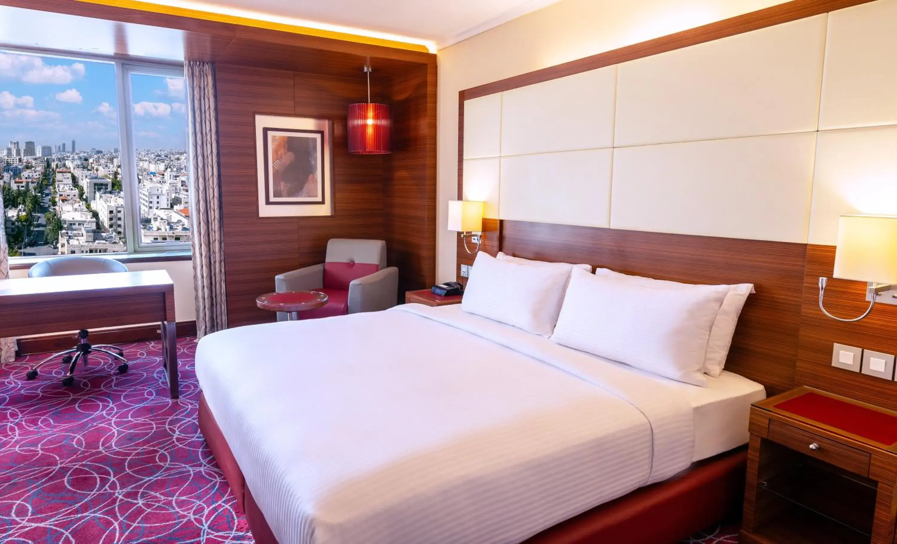 Bedroom, Bed in Crowne Plaza Amman by IHG Bedroom, Bed in Crowne Plaza Amman by IHG