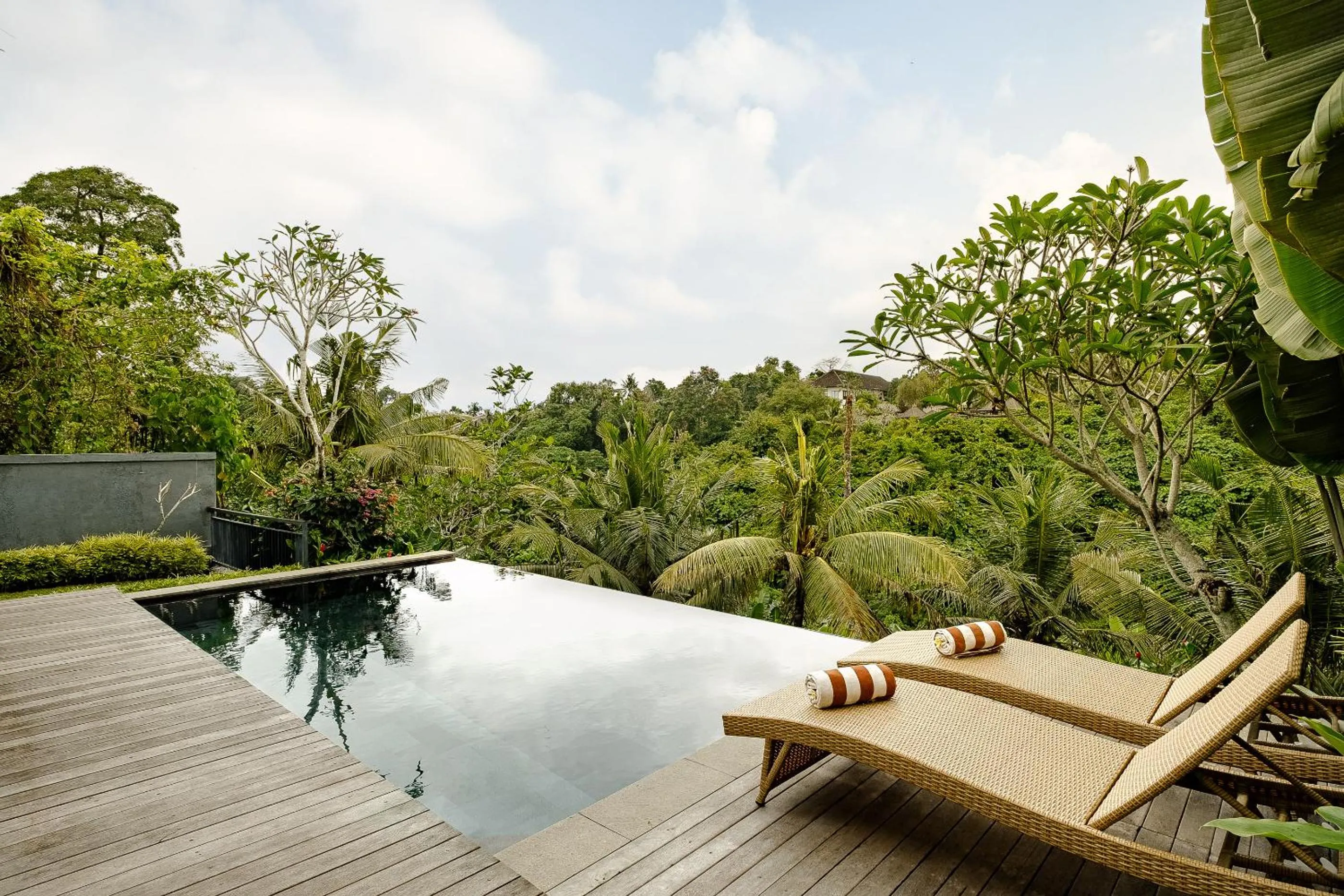 Pool view in Yanyan Resort Ubud