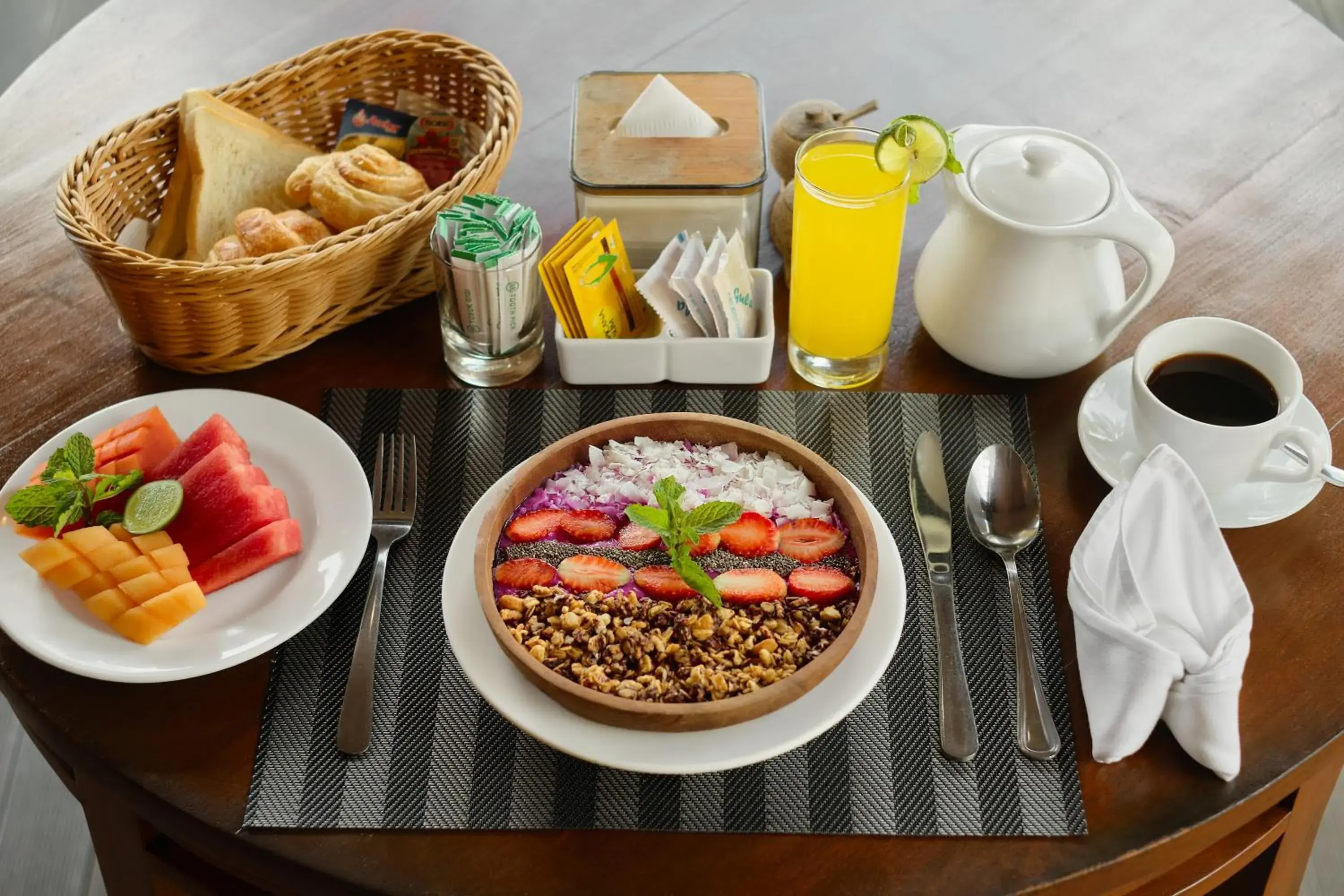 Breakfast in Yanyan Resort Ubud Breakfast in Yanyan Resort Ubud