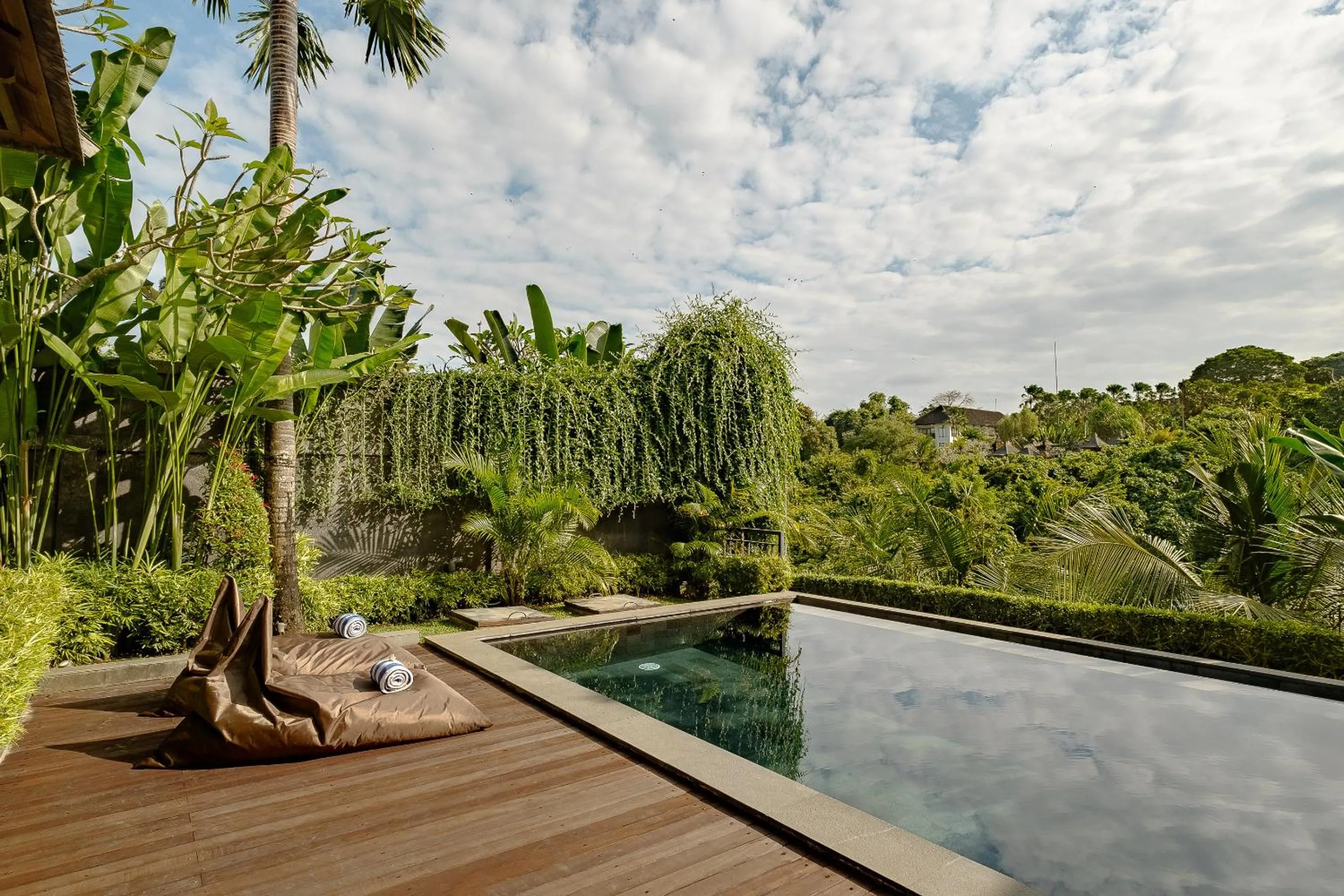 Pool view in Yanyan Resort Ubud