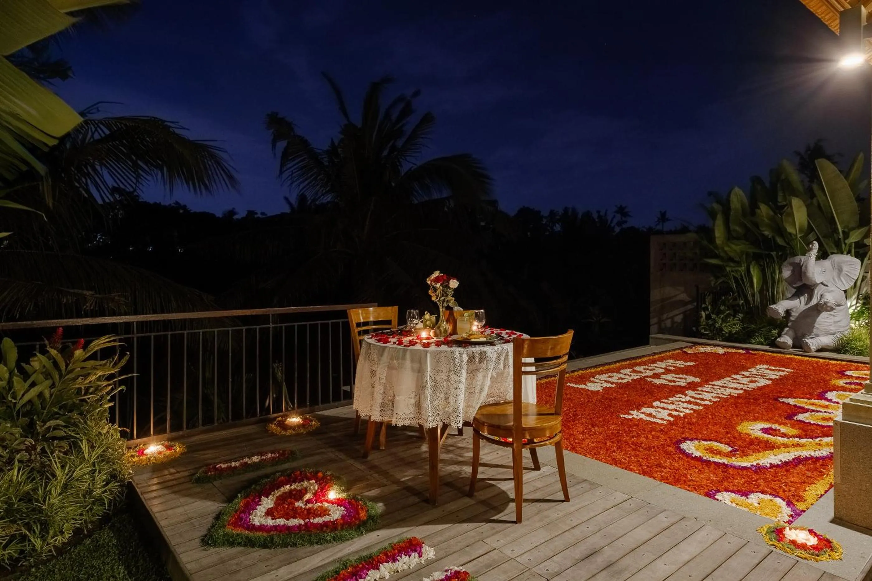 Decorative detail in Yanyan Resort Ubud