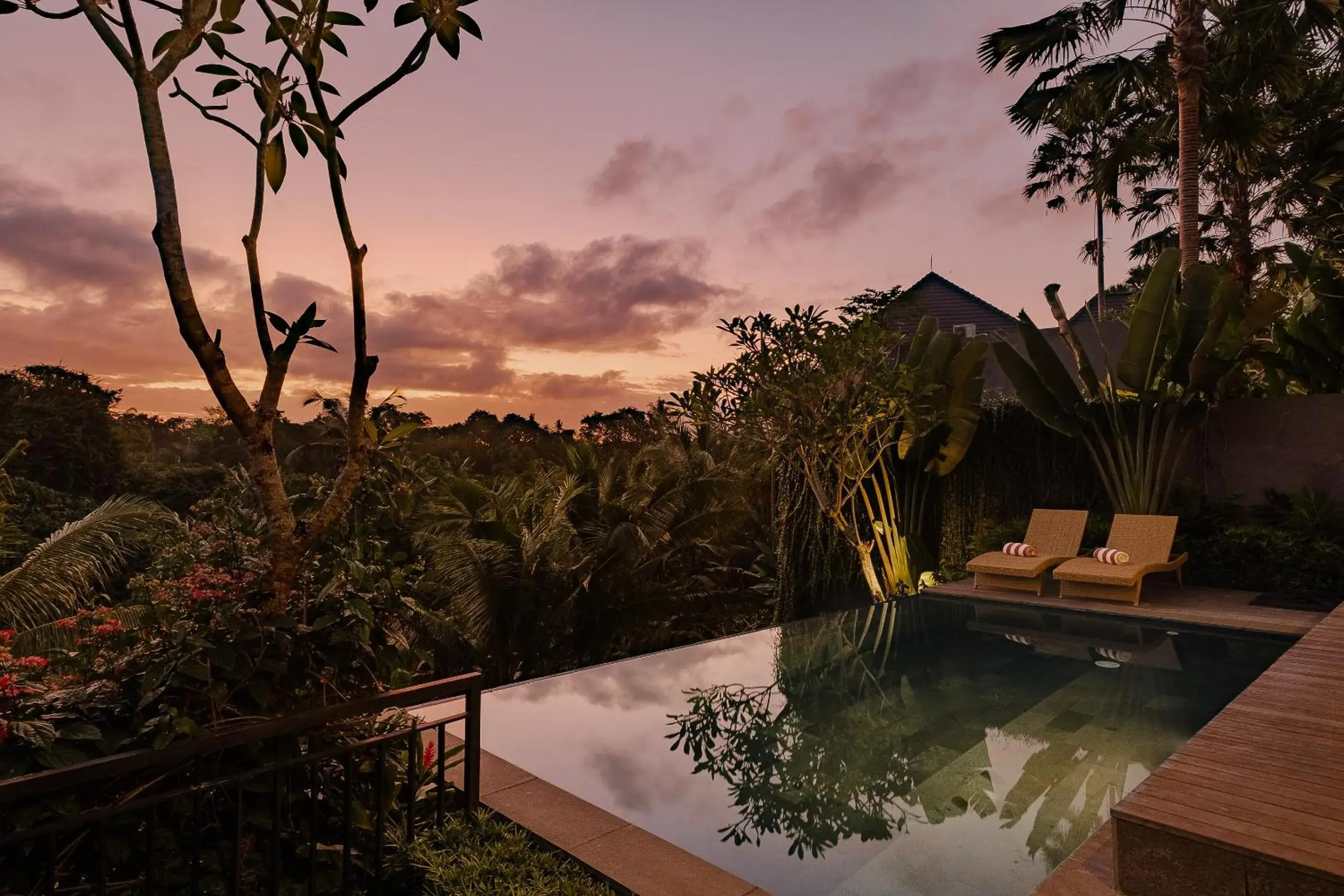 Swimming pool in Yanyan Resort Ubud Swimming pool in Yanyan Resort Ubud
