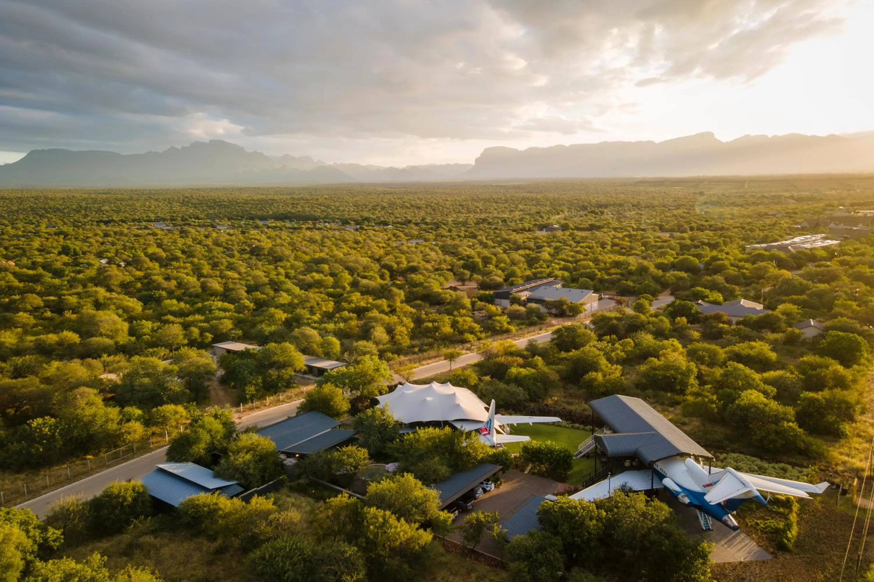 Natural landscape in Aerotel