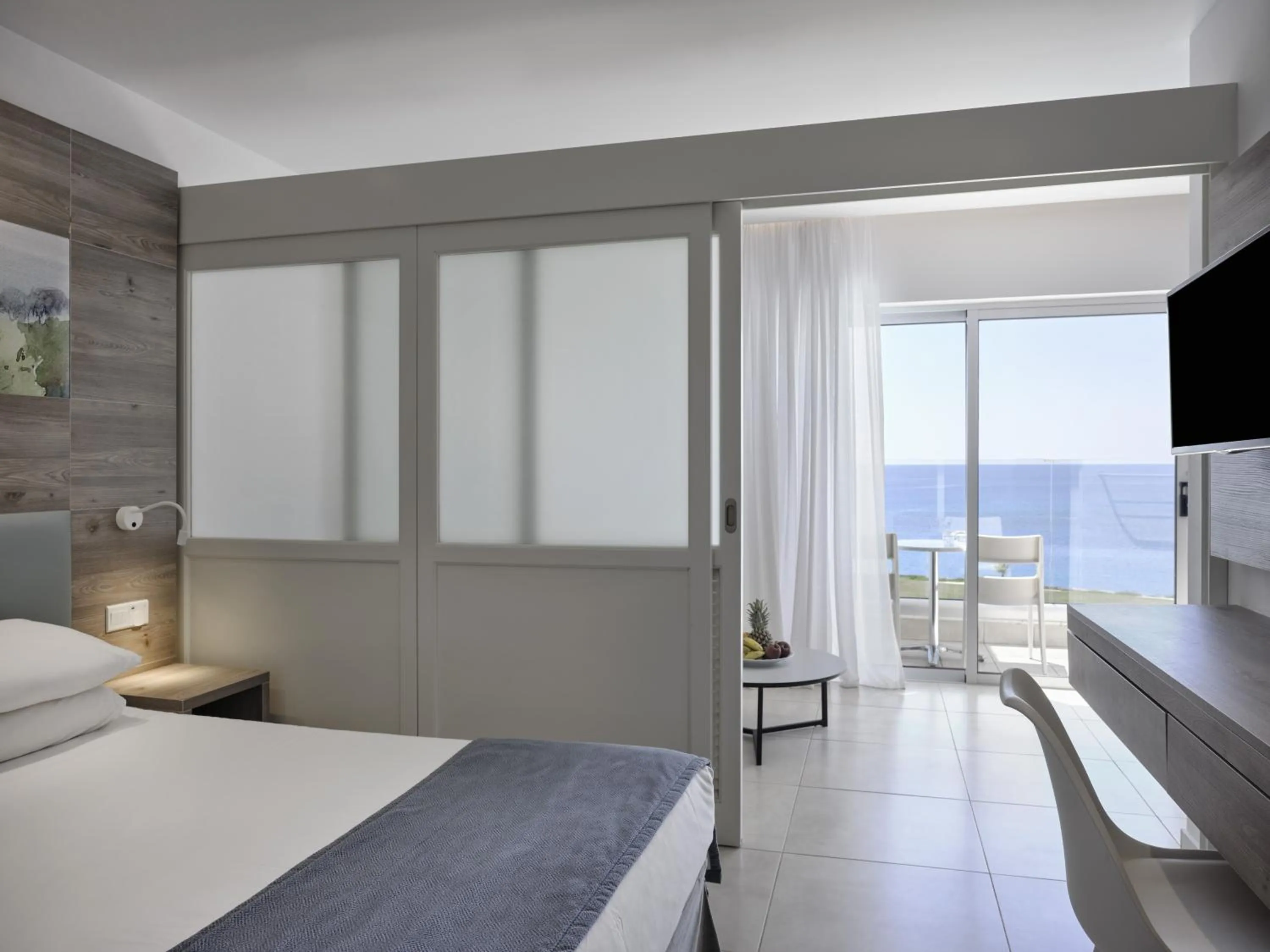 View (from property/room), Bed in Atlantica SunGarden Beach