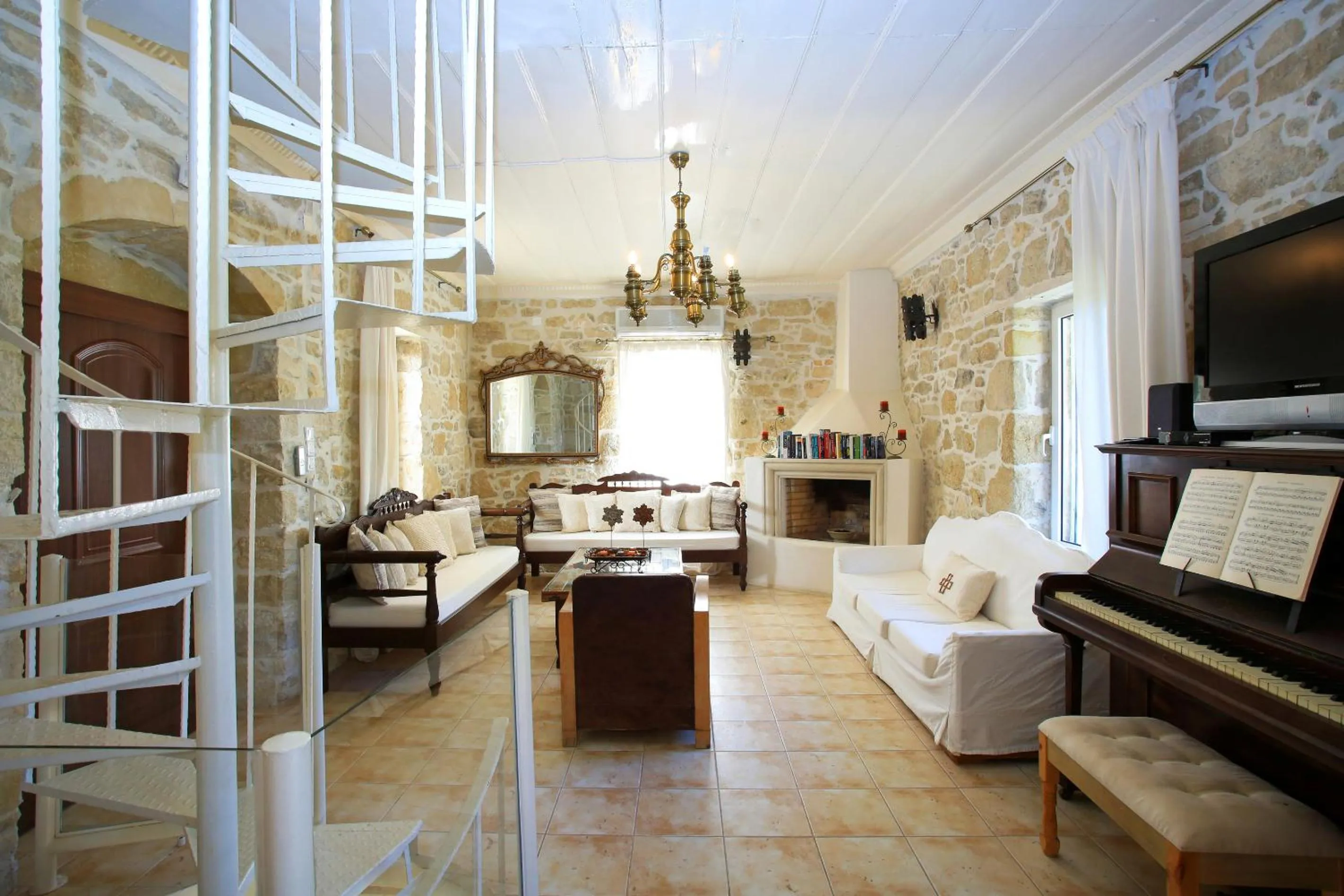 Living room in Villa Oasis