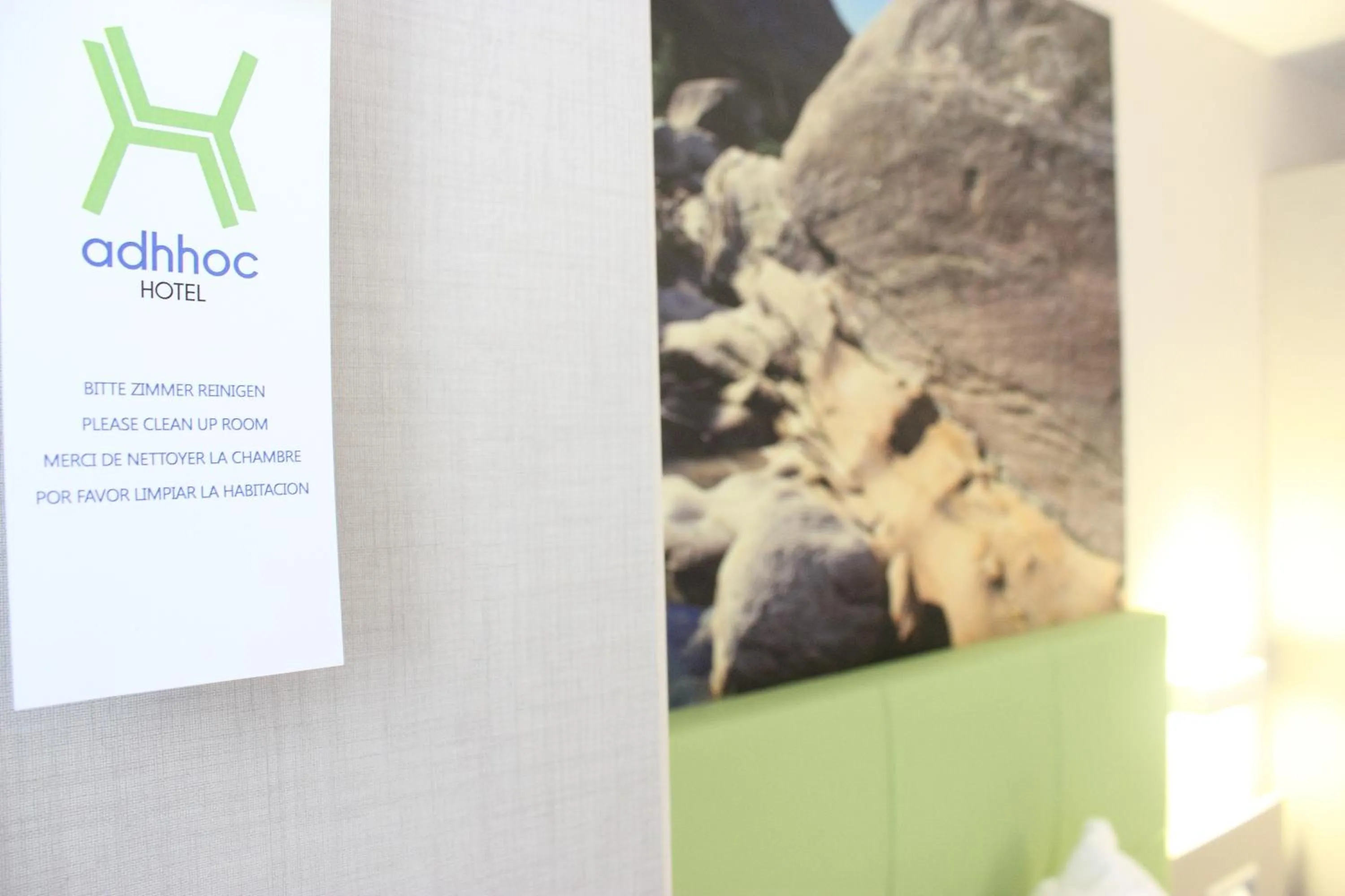 Property logo or sign in Adhhoc Hotel