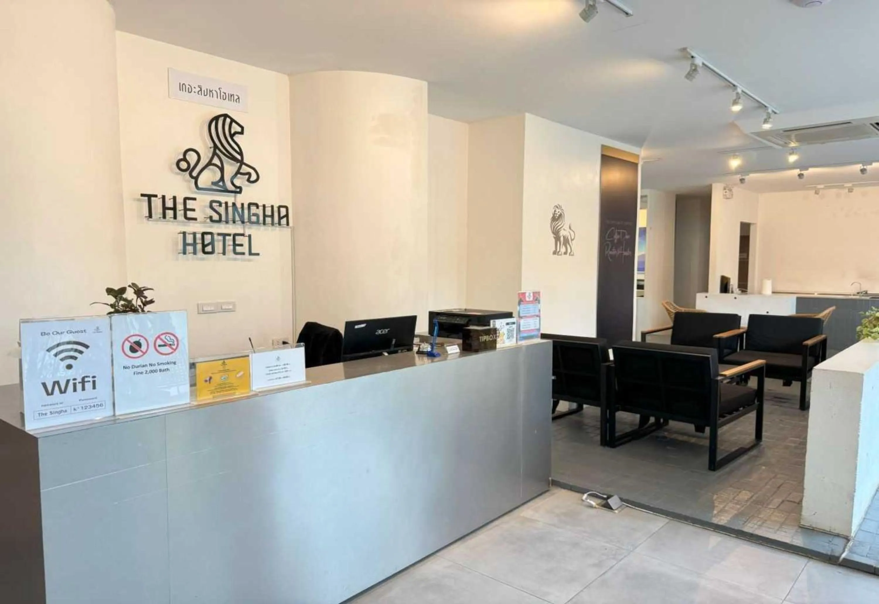 Lobby or reception in Collection O The Singha Chiangmai Hotel