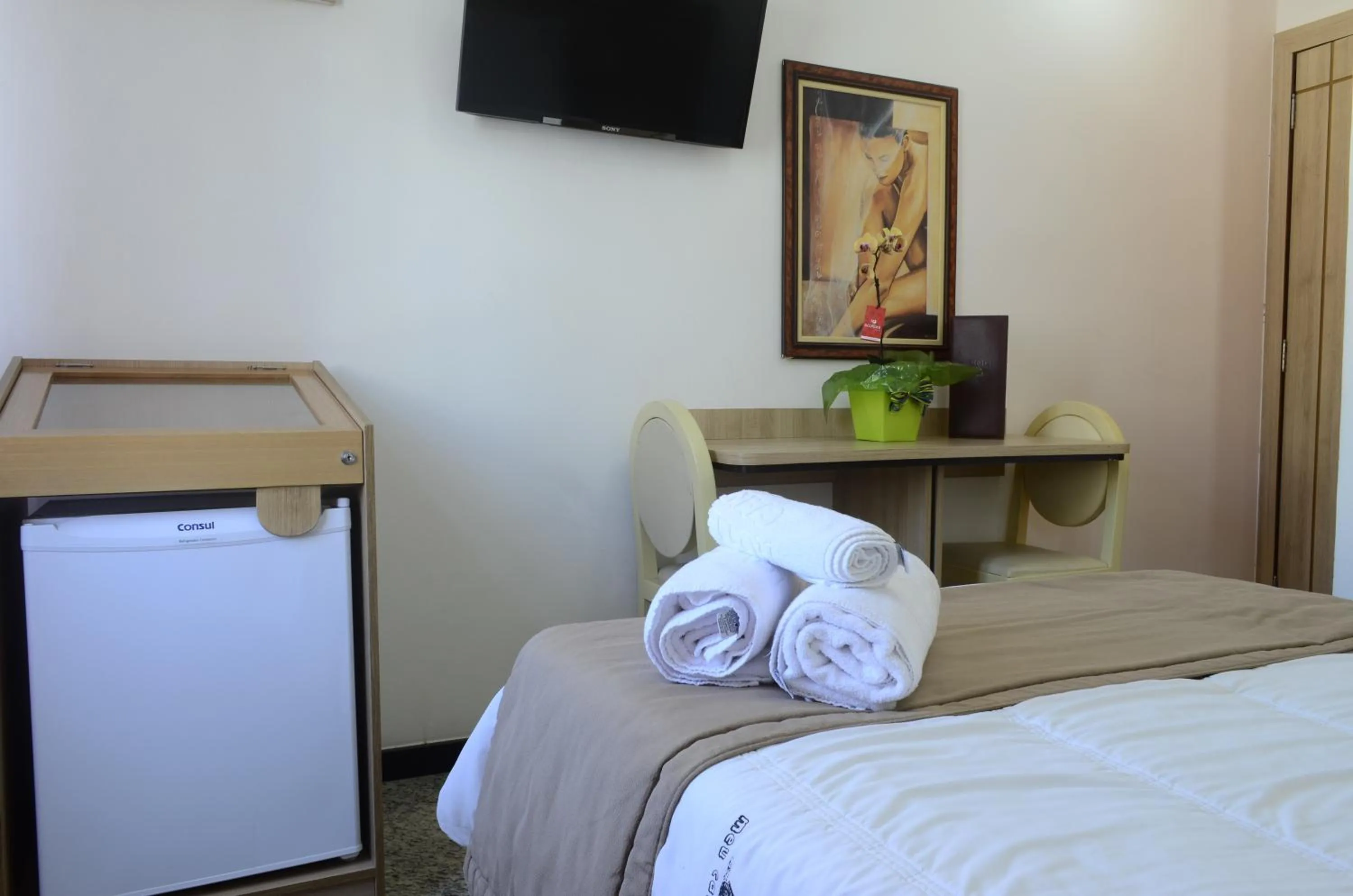 Bed in Hotel Meu Cantinho (Adults Only)