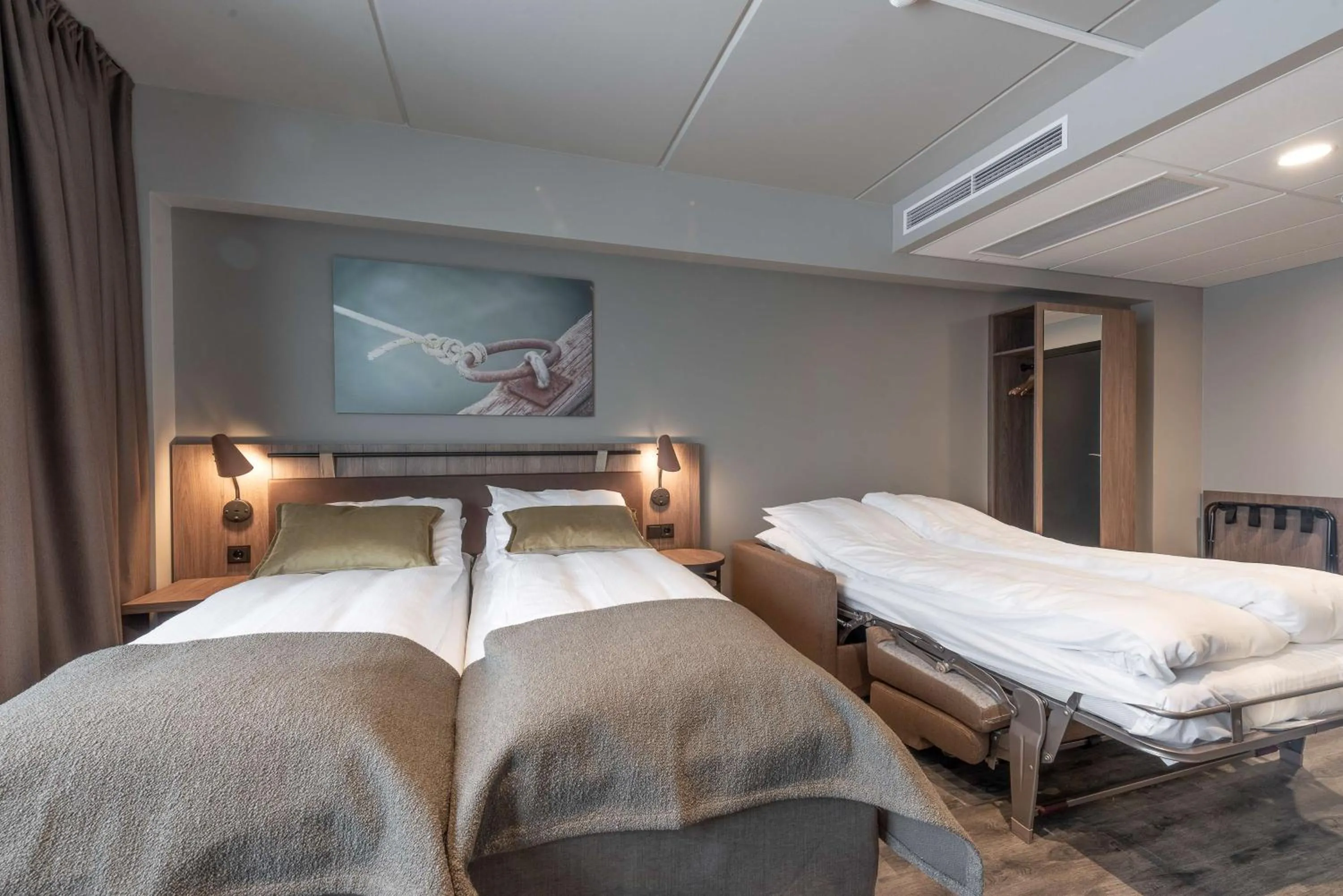 Bedroom, Bed in Scandic Sortland