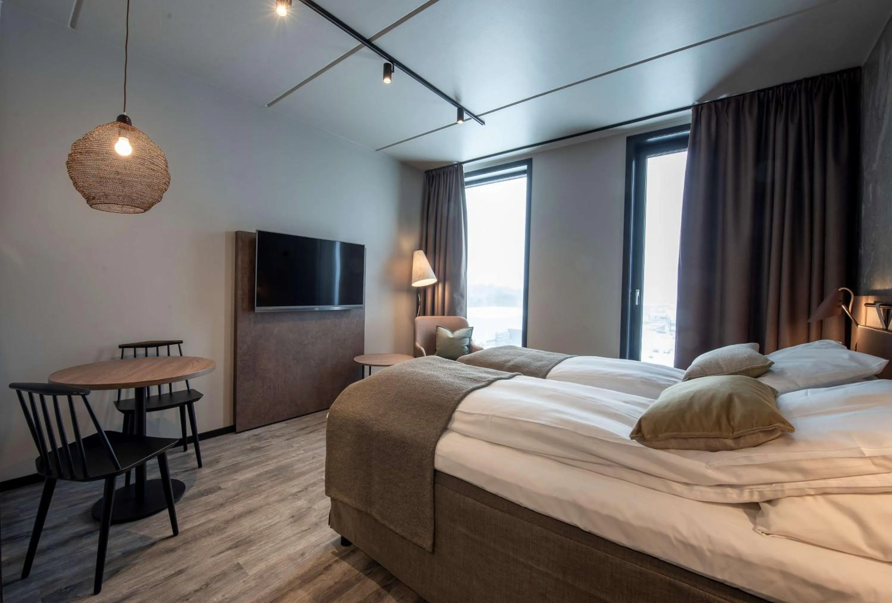 Bedroom, Bed in Scandic Sortland