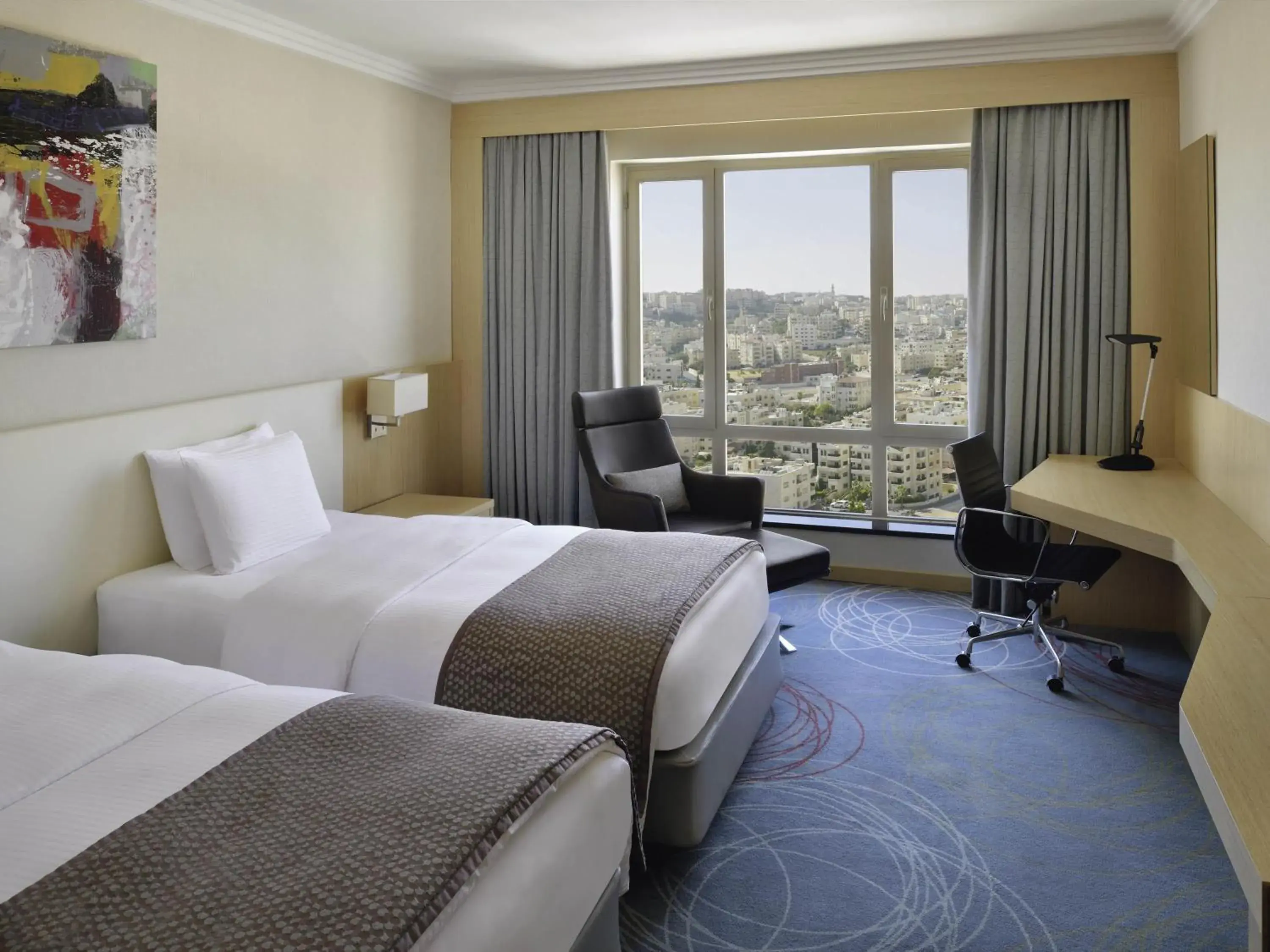 Bedroom, Bed in Mövenpick Hotel Amman Bedroom, Bed in Mövenpick Hotel Amman