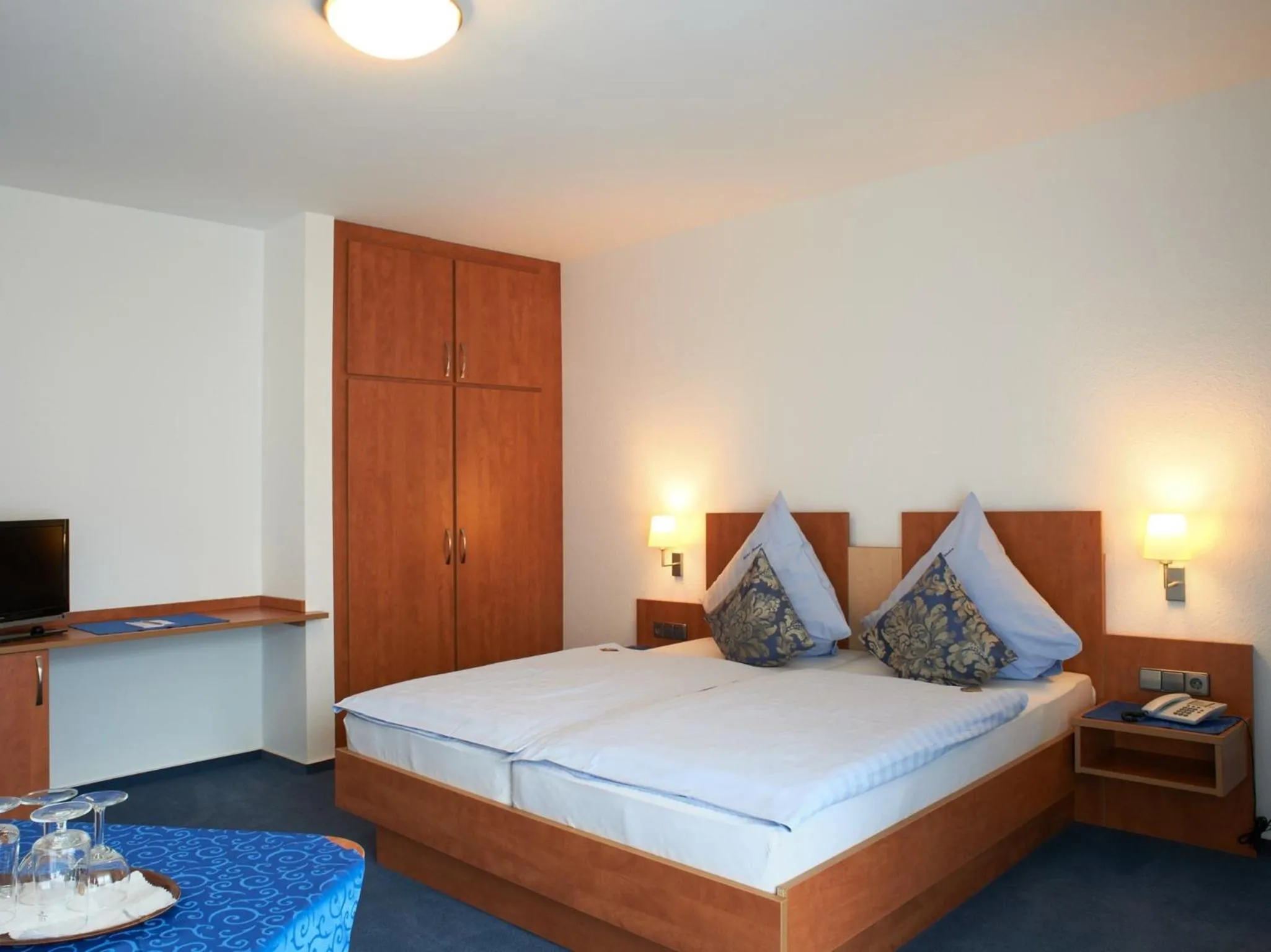 Decorative detail, Bed in Hotel Münster