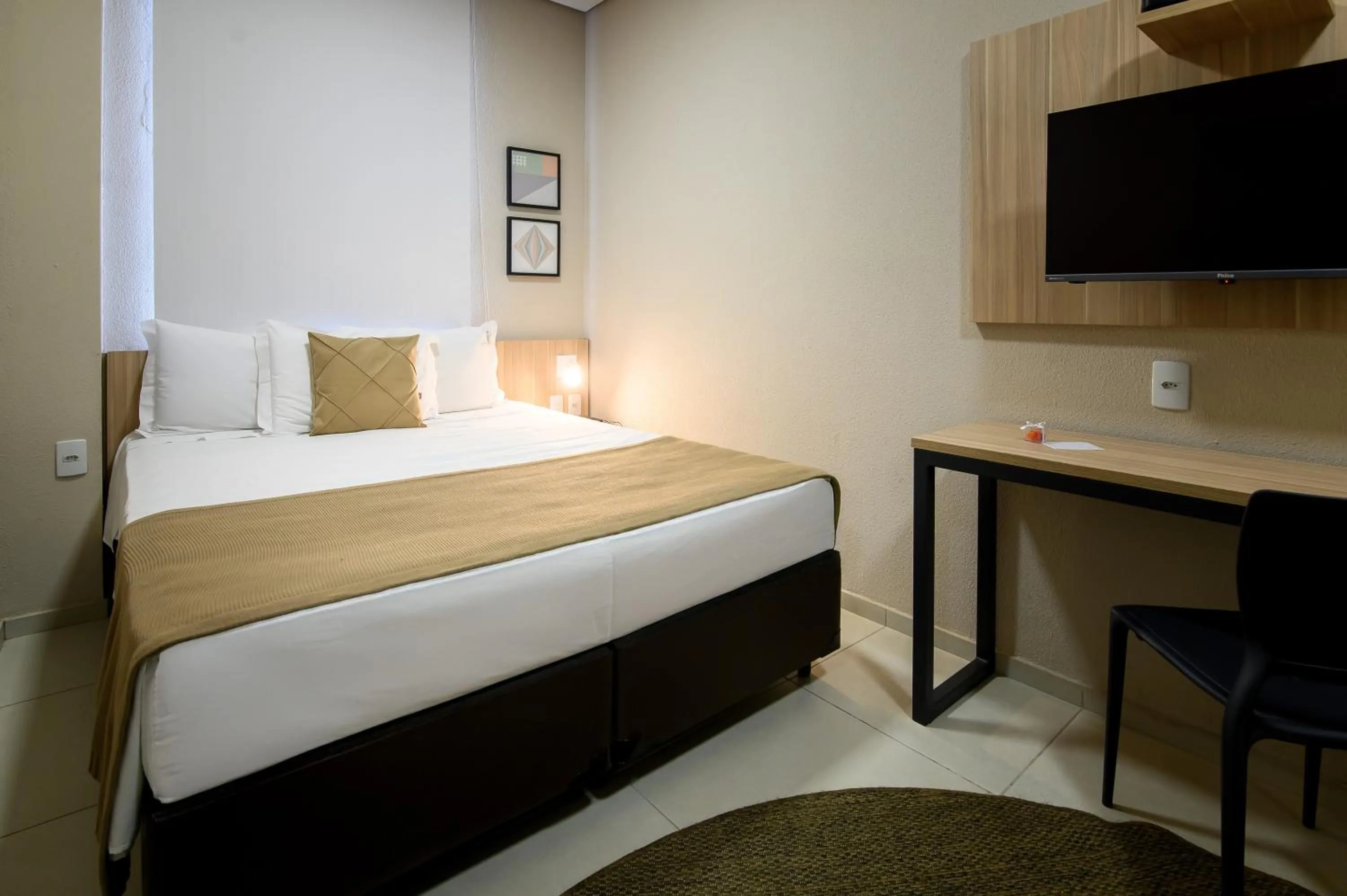 Bed in Hotel Santa Cruz