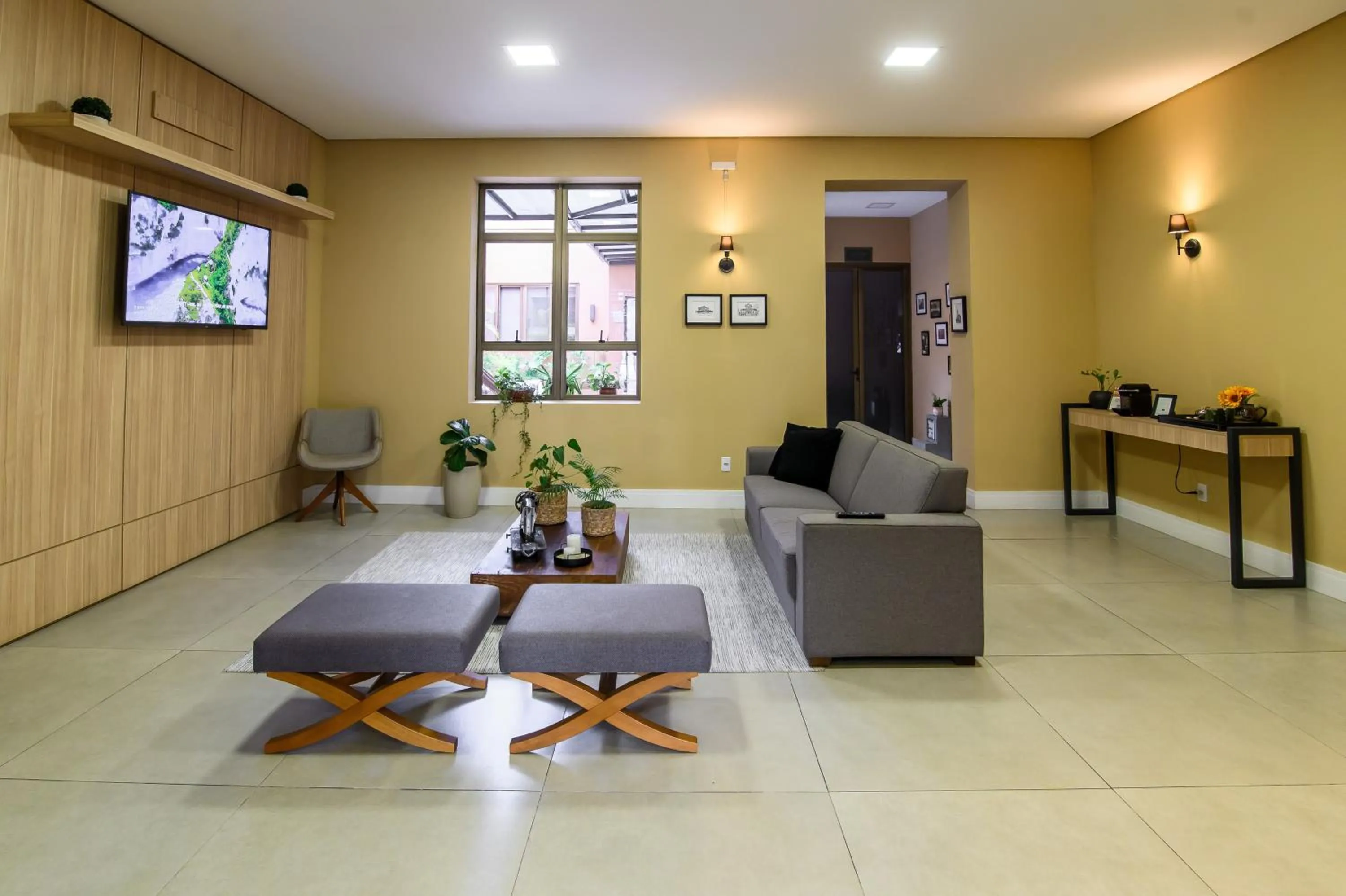 Living room in Hotel Santa Cruz